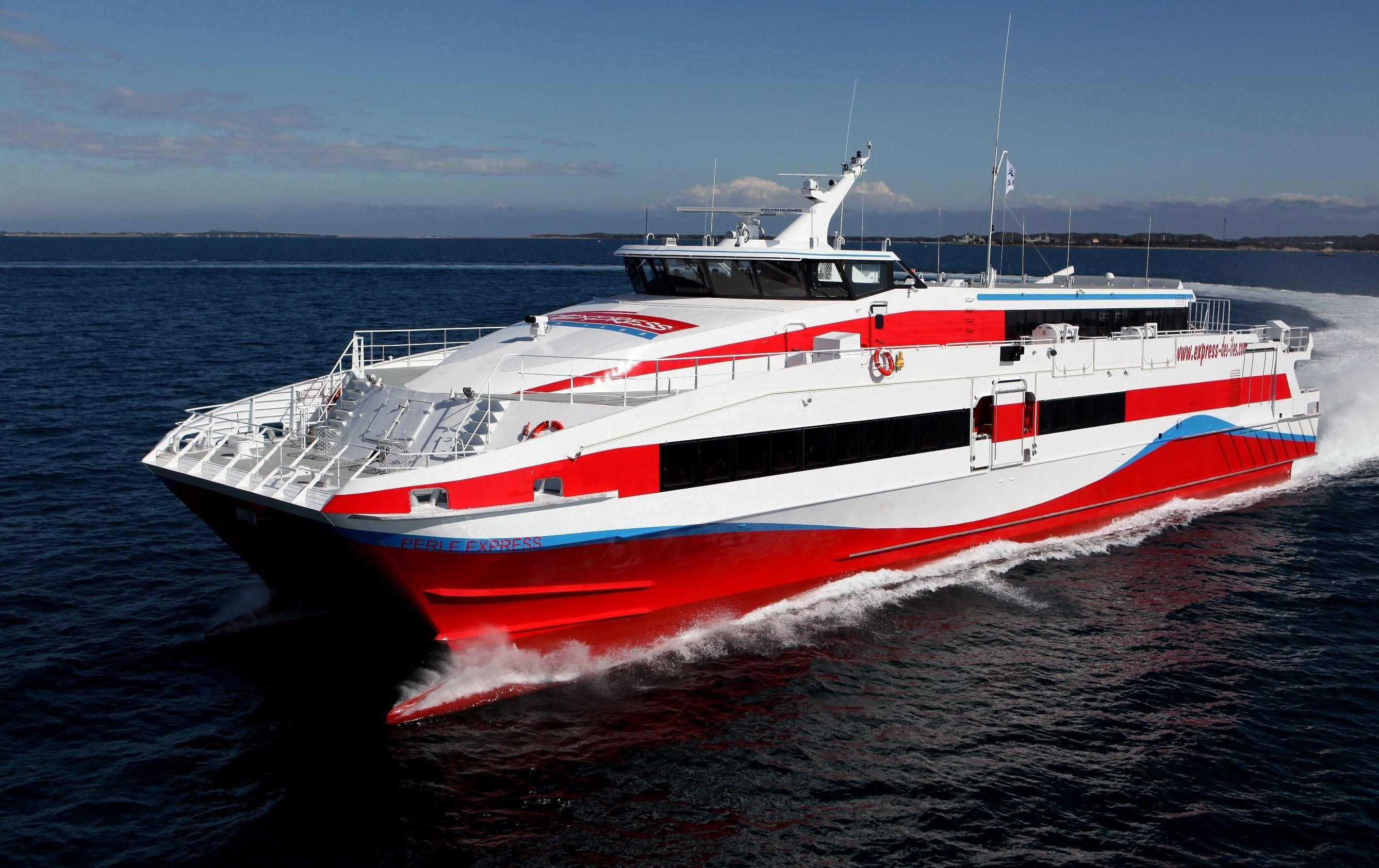 2674x1684 Beautiful photo of boat, wallpaper of catamaran, sea