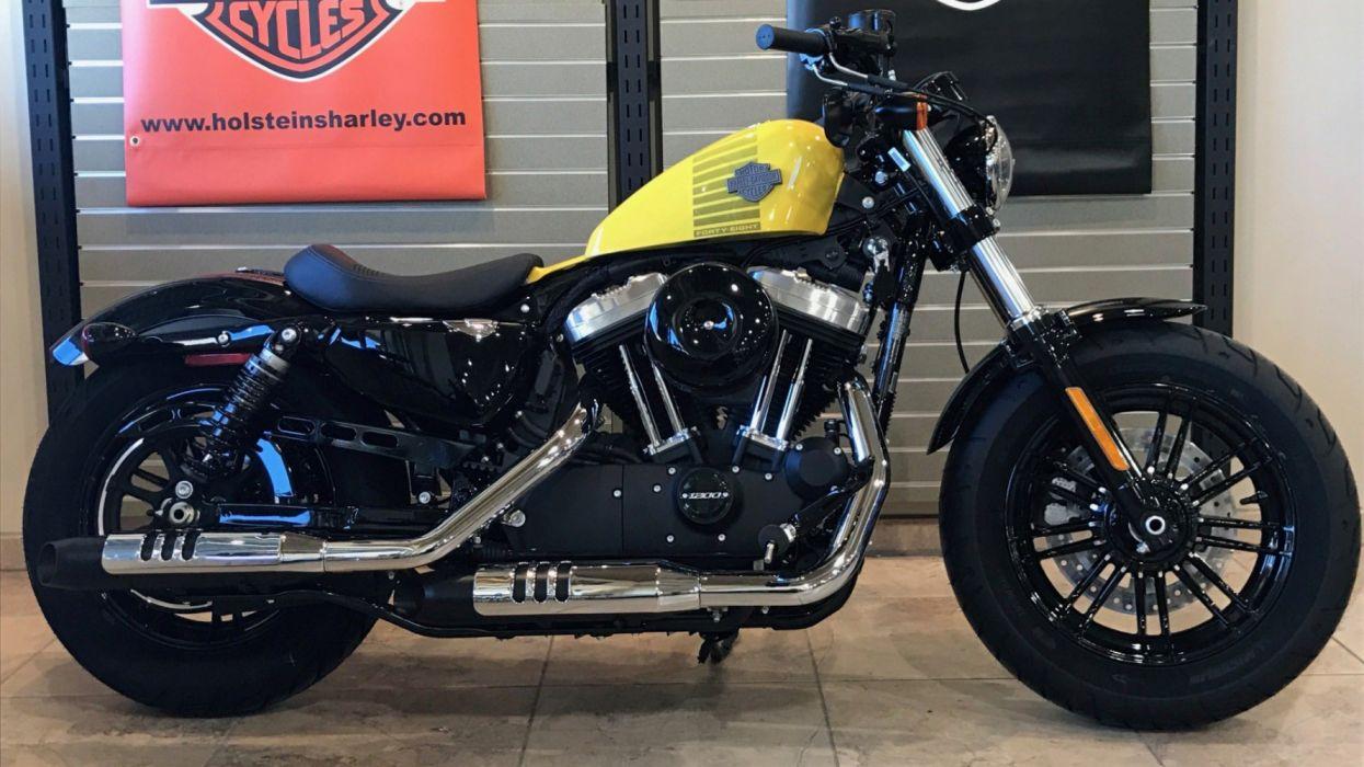 1245x700 Harley Davidson Forty Eight Yellow One Seat Bike wallpaperx1080