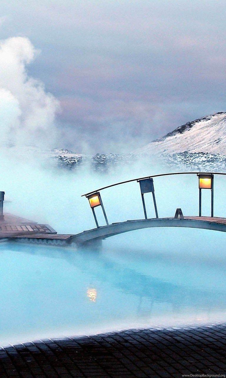 768x1280 Blue Lagoon Iceland Geothermal Spa Lava Field In Grindavík Desktop Background