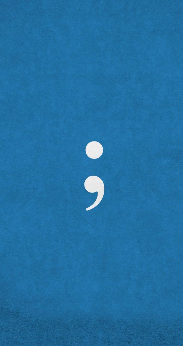 Semicolon Wallpapers - Top Free Semicolon Backgrounds - WallpaperAccess