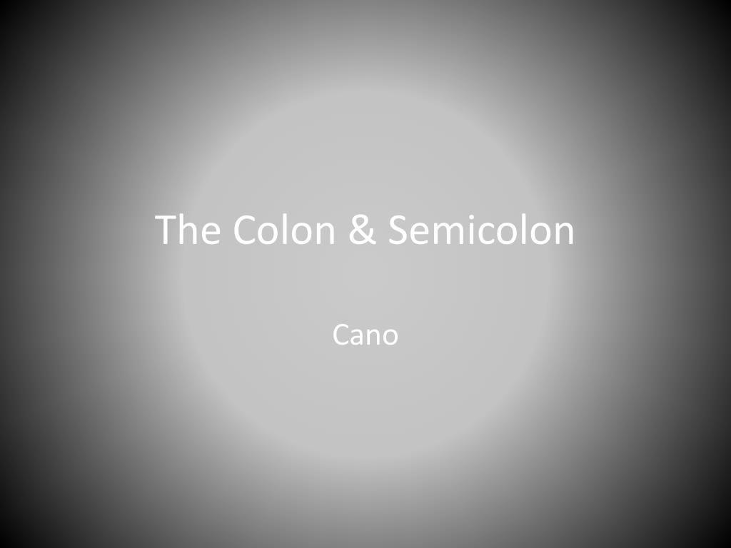 1024x768 PPT Colon & Semicolon PowerPoint Presentation, free download