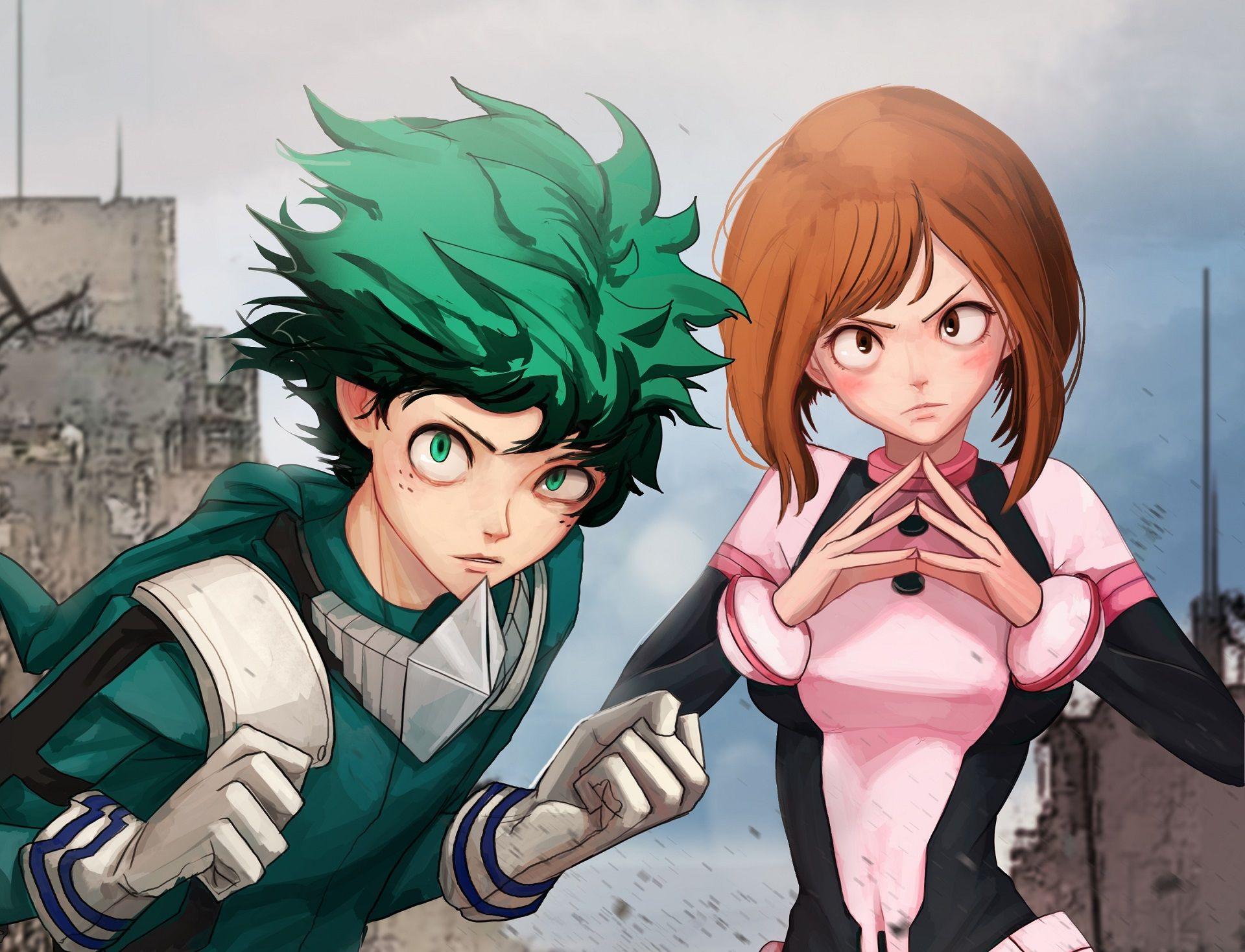 Deku Uraraka Wallpapers - Top Free Deku Uraraka Backgrounds ...