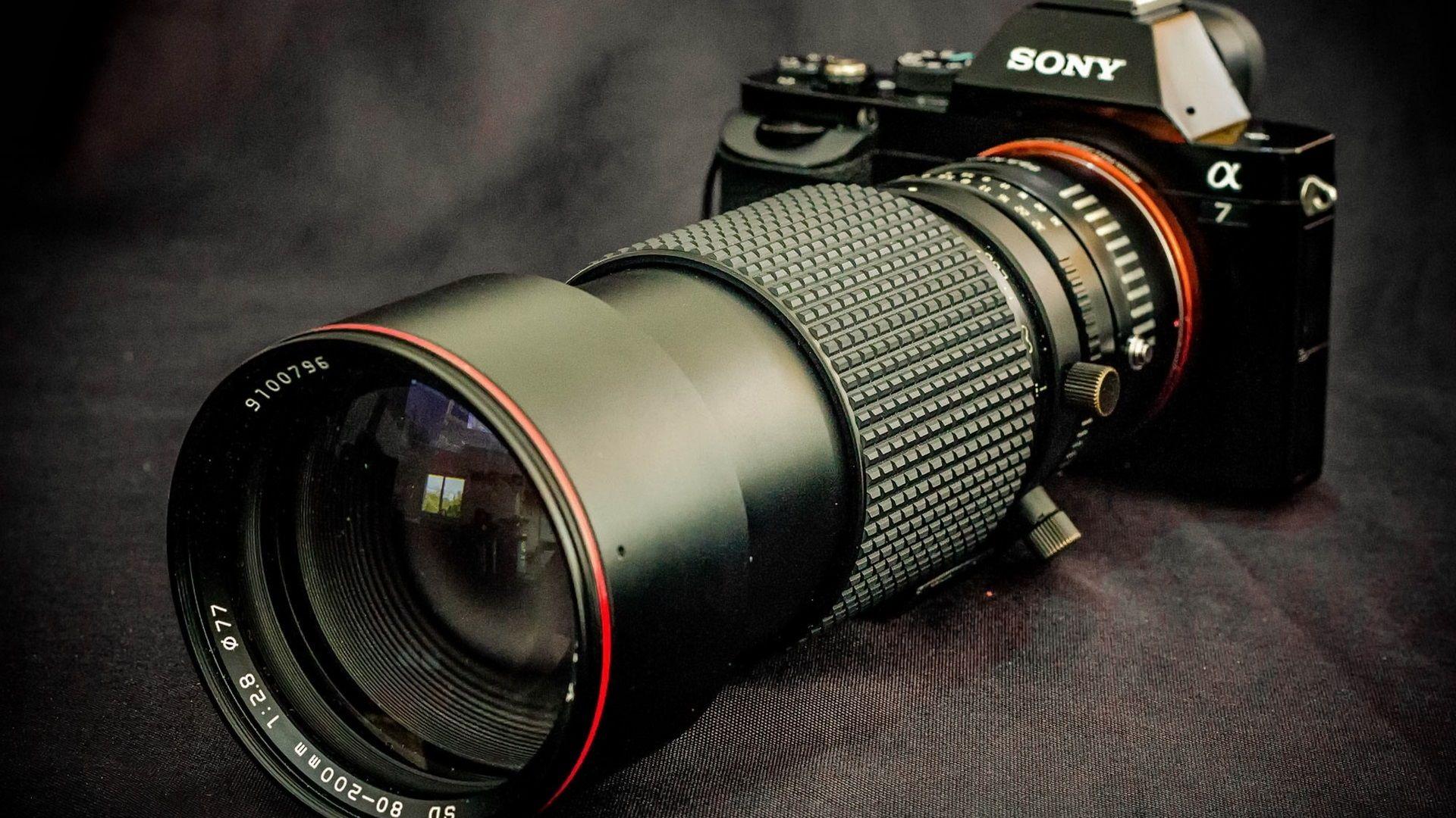 1920x1080 Wallpaper Sony A7 digital camera, telephoto lens 1920x1200 HD Picture, Image