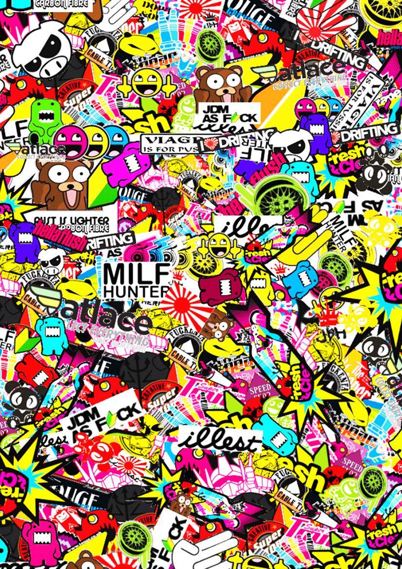 Stickerbomb Wallpapers Top Free Stickerbomb Backgrounds WallpaperAccess