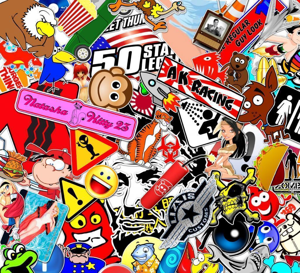 1024x933 Sticker Bomb Wallpaper, Picture