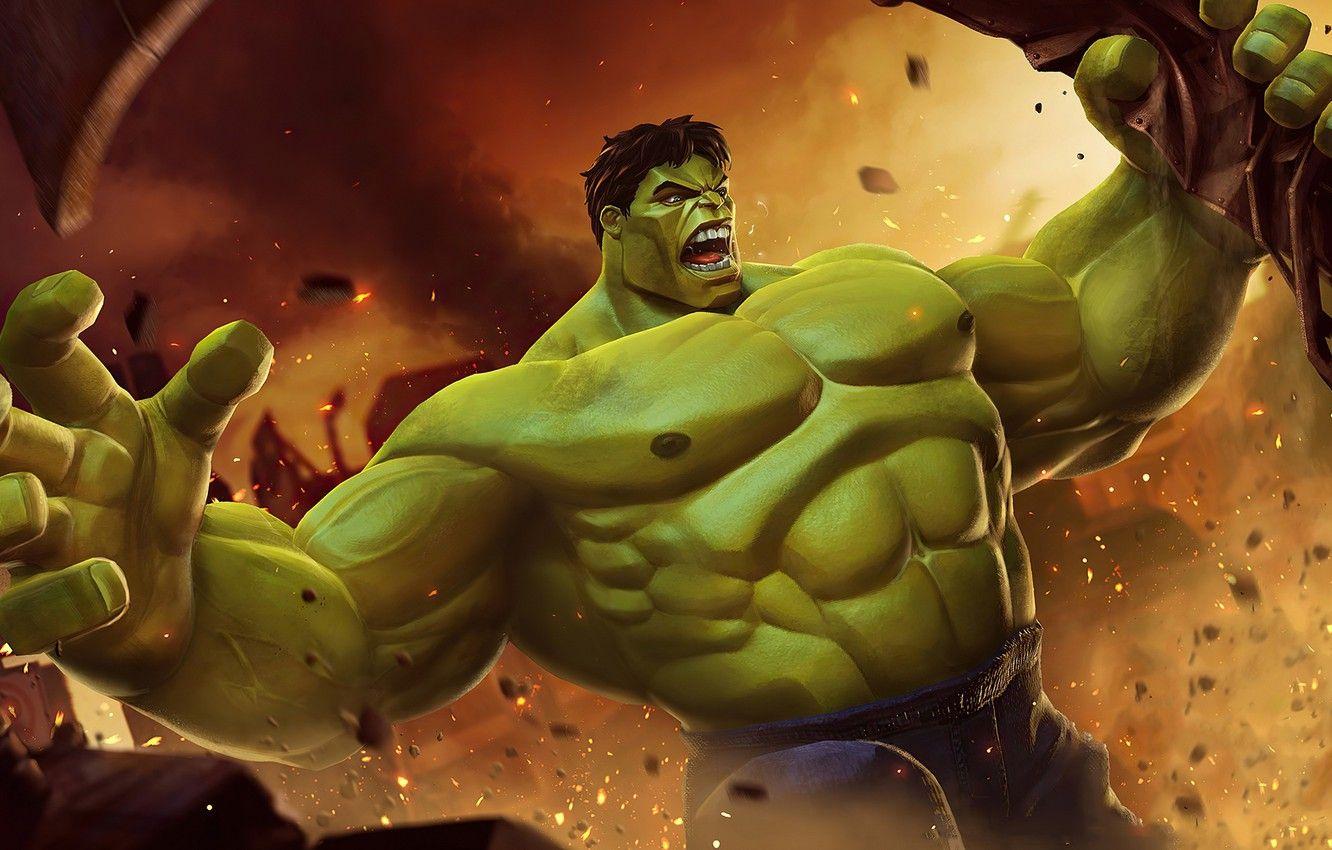 1332x850 Wallpaper Hulk, Marvel Comics, Marvel contest of Champions image for desktop, section игры