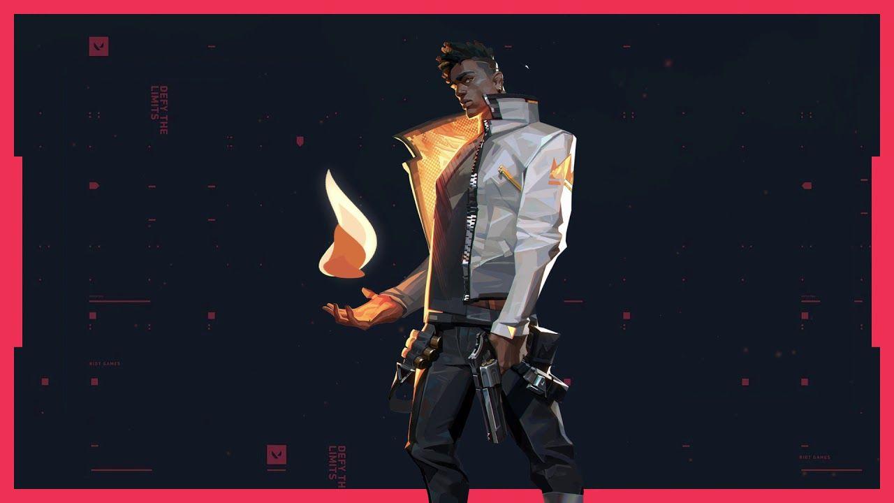 1280x720 Valorant Phoenix 2D animation