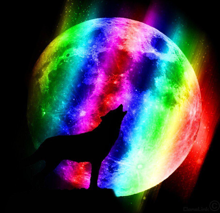 Featured image of post Rainbow Wolf Backgrounds Rainbow Wolf Cool Pictures