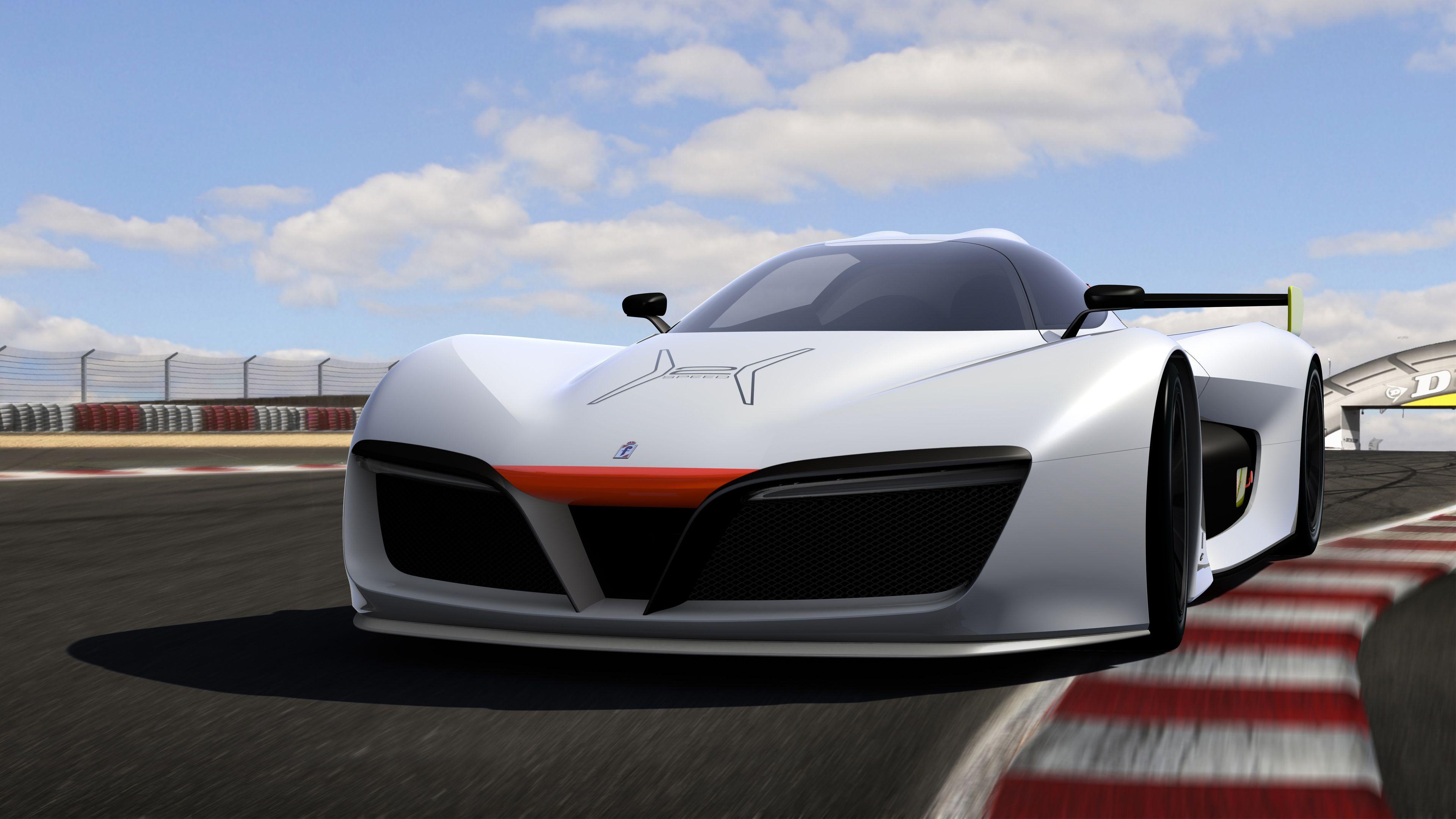 3840x2160 Pininfarina H2 Speed Racecar Wallpaper. HD Car Wallpaper
