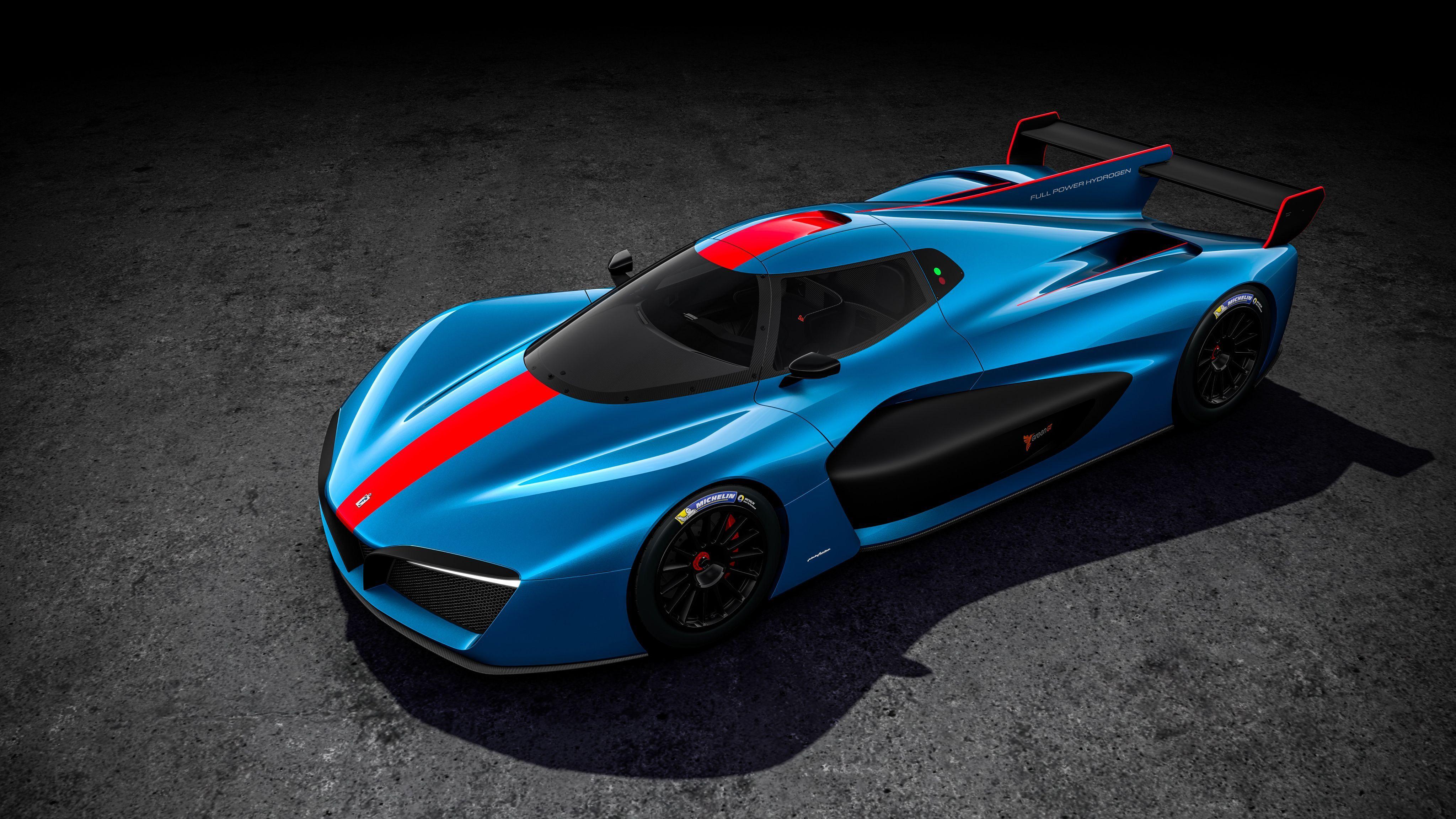 4096x2304 Wallpaper 4k Pininfarina H2 Speed Geneva Motor Show 2018 4K Geneva, Motor, Pininfarina, Show, speed. Süper araba, Konsept arabalar, Araba
