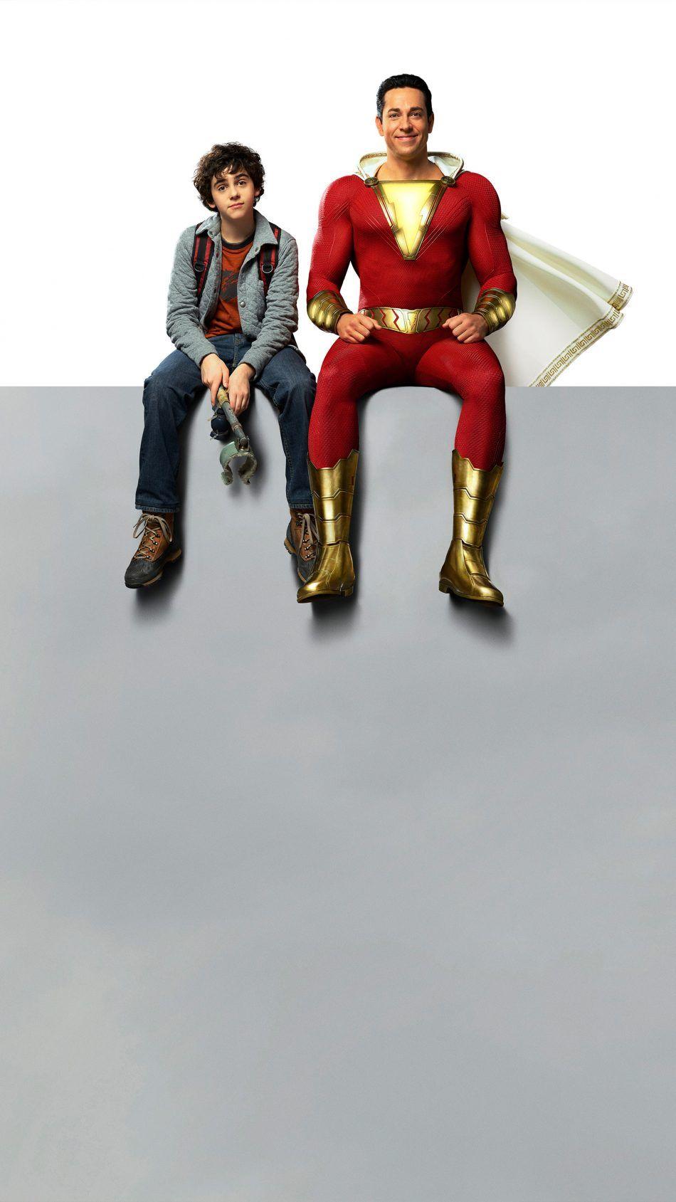 950x1689 Zachary Levi & Asher Angel In Shazam! 4K Ultra HD Mobile Wallpaper. Zachary levi, Shazam movie, Shazam