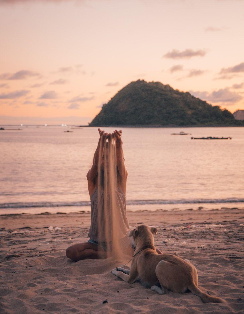 1000x1289 Beach Meditation Picture. Download Free Image