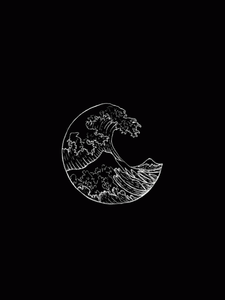 768x1024 Free download Aesthetic in 2019 Black phone wallpaper Waves [776x1655] for your Desktop, Mobile & Tablet. Explore Dark Aesthetic Wallpaper. Dark Aesthetic Wallpaper, Dark Bomber