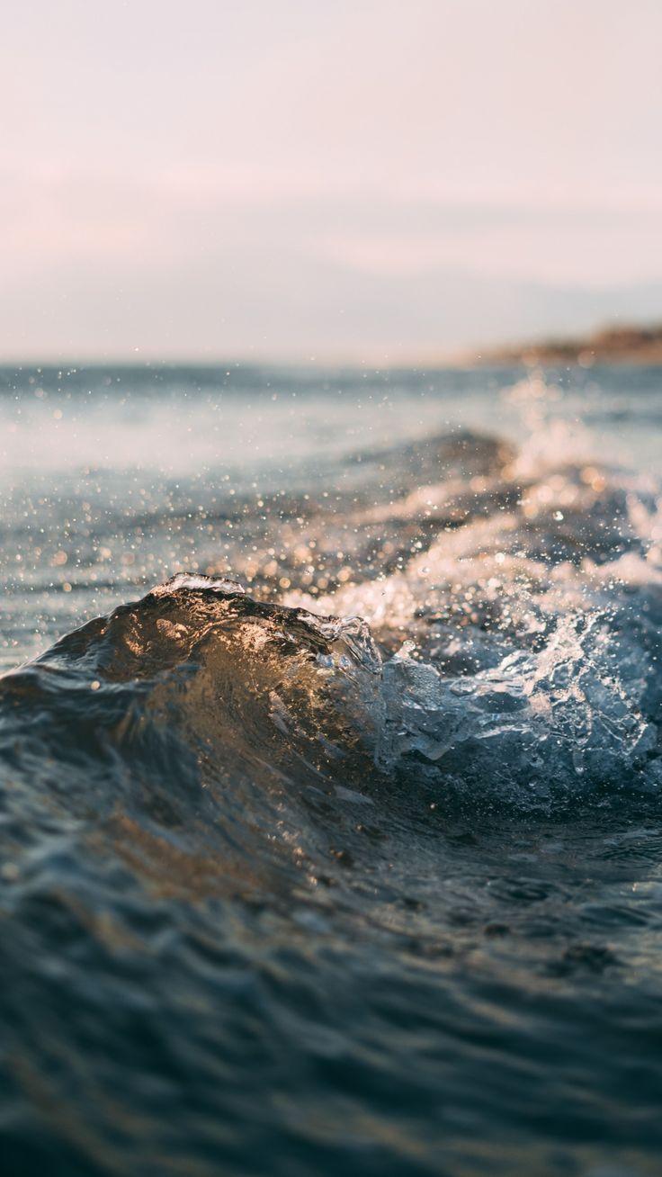 736x1308 Waves and Light. Ocean wallpaper, Background picture, Aesthetic wallpaper