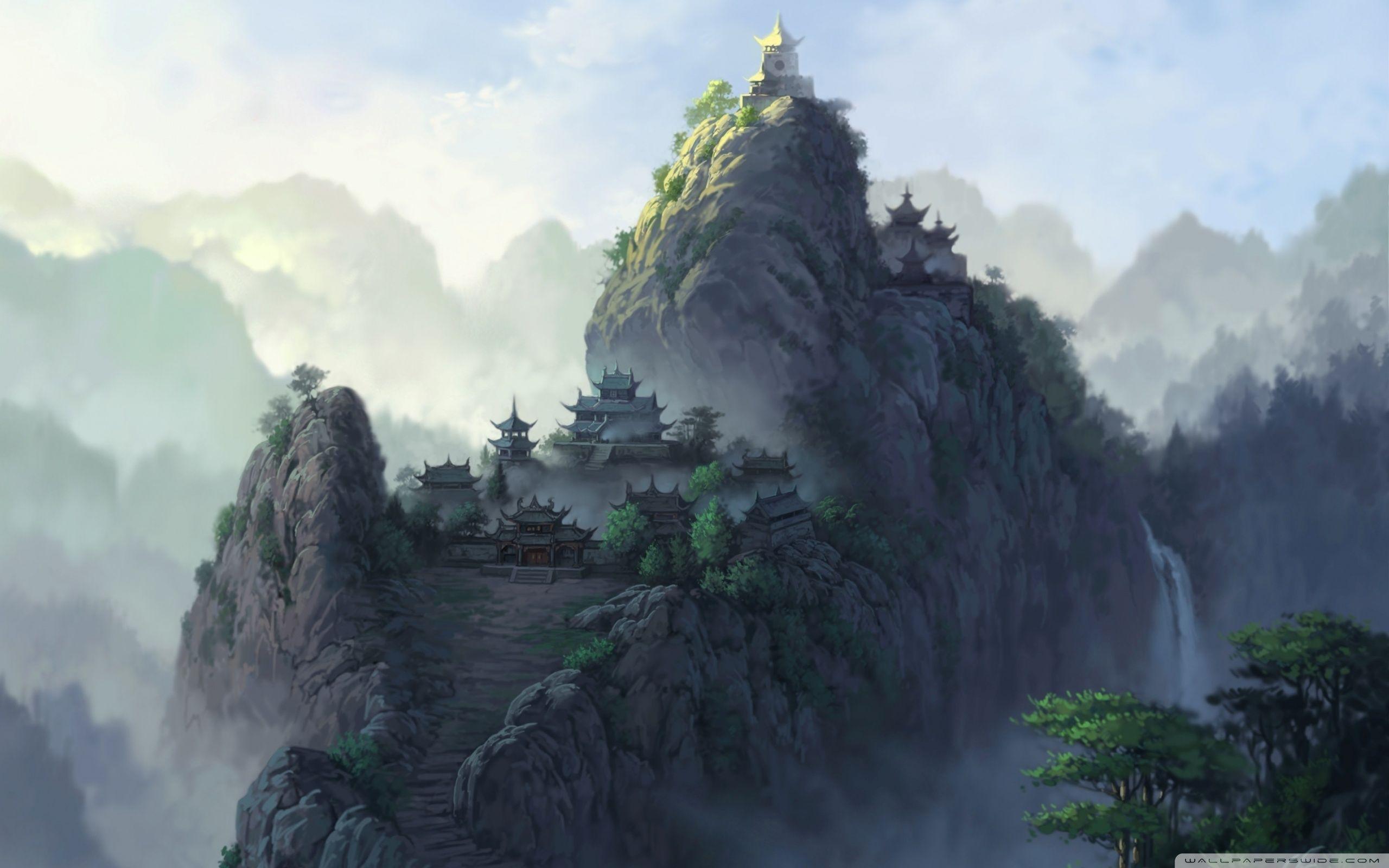 2560x1600 Mountain Monastery ❤ 4K HD Desktop Wallpaper for 4K Ultra HD TV