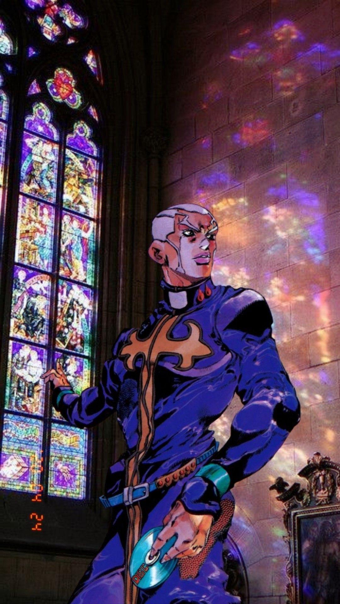 1080x1920 JoJo's Bizarre Adventure Villains [Enrico Pucci] iPhone Wallpaper *aesthetic*. Jojo's bizarre adventure, Jojo's bizarre adventure anime, Jojo bizzare adventure