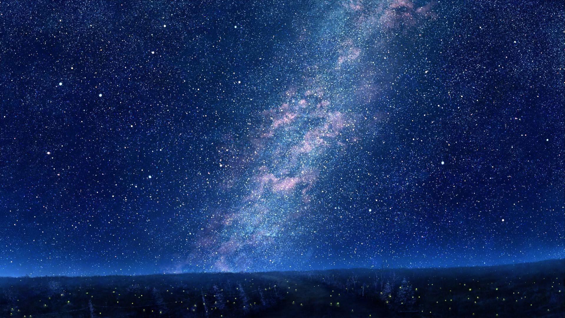 1920x1080 Blue Night Sky