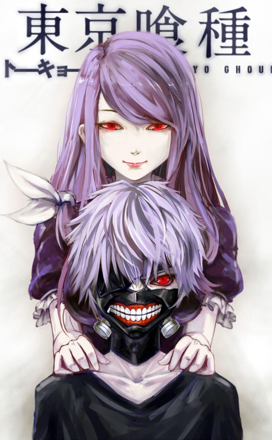 950x1534 tokyo ghoul, ken kaneki, rize kamishiro 950x1534 Resolution Wallpaper, HD Anime 4K Wallpaper, Image, Photo and Background