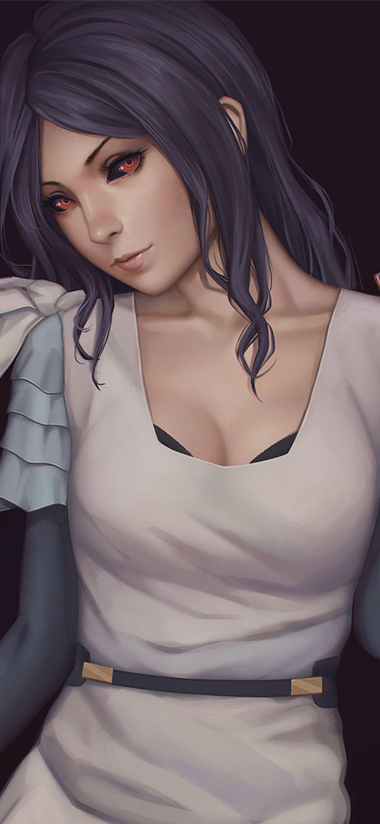 1242x2688 Rize Kamishiro Tokyo Ghoul iPhone XS MAX HD 4k Wallpaper, Image, Background, Photo and Picture