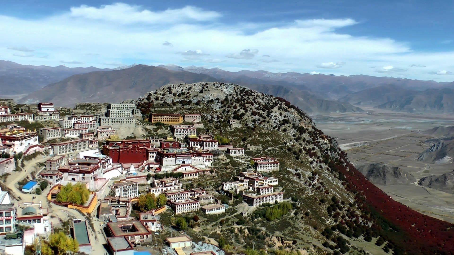 1920x1080 Ganden Monastery, Tibet, China in HD