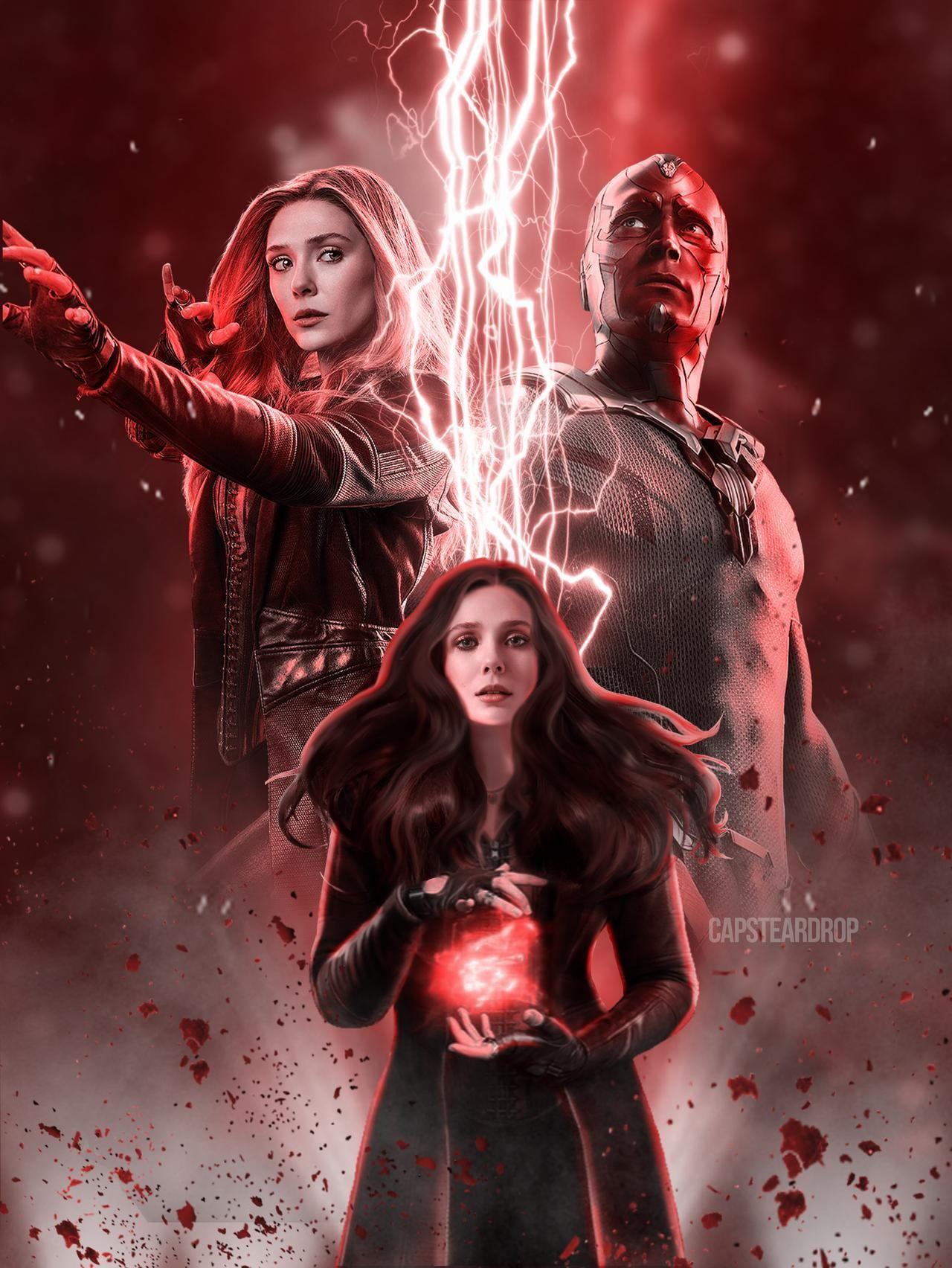 WandaVision Says Goodbye in The Series Finale  Scarlet witch Scarlett  witch Scarlet witch marvel