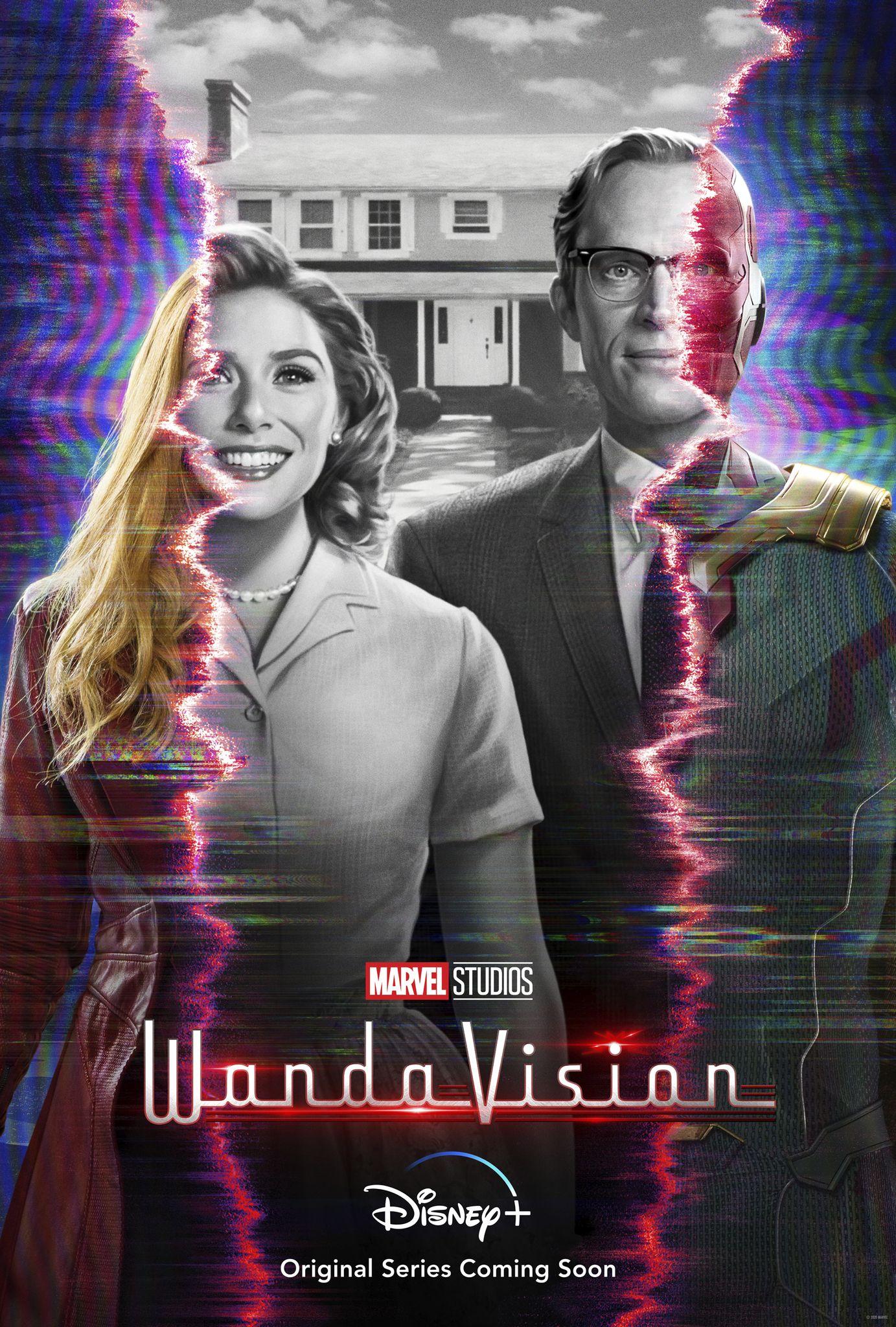 1383x2048 WandaVision Poster & Hình ảnh mới Hội tụ Scarlet Witch và Vision