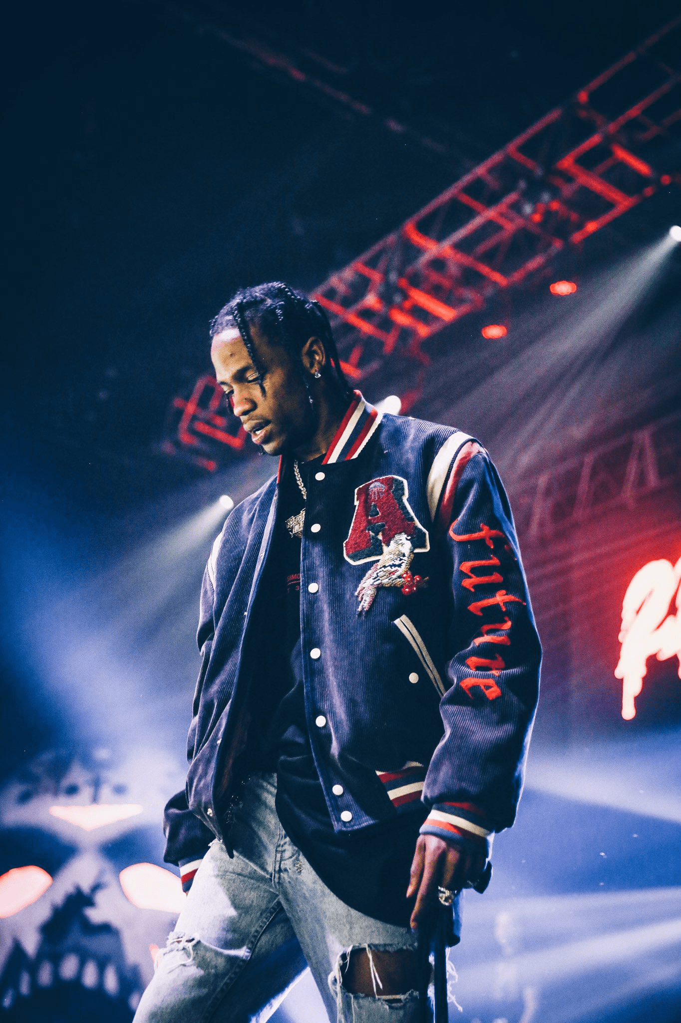 Travis Scott On Stage Wallpapers Top Free Travis Scott On Stage