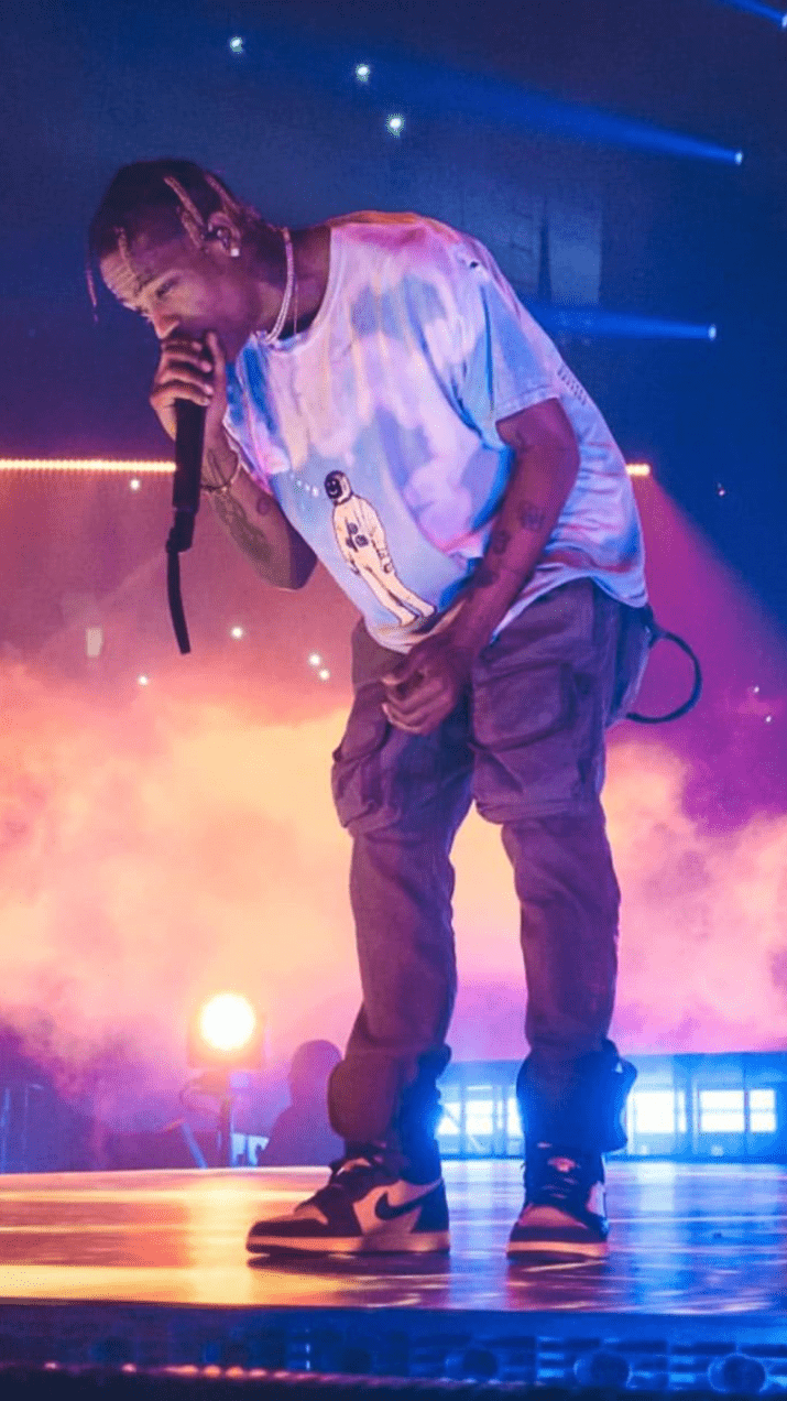 Travis Scott On Stage Wallpapers Top Những Hình Ảnh Đẹp