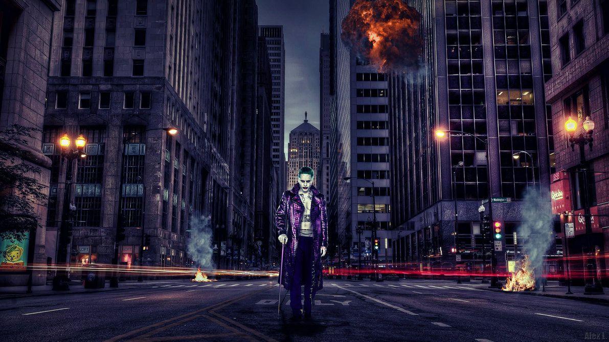 1191x670 Suicide Squad Joker hình nền 2K