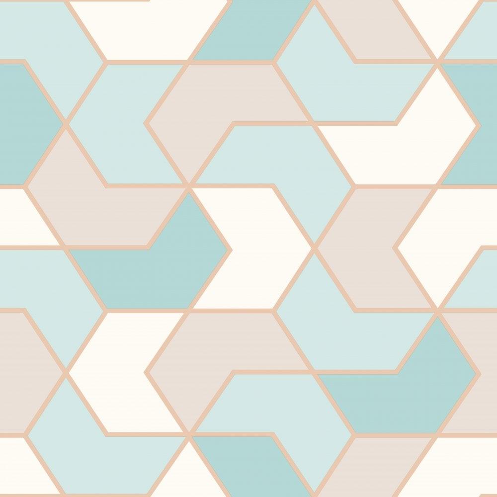 1000x1000 Gold And Teal Wallpaper