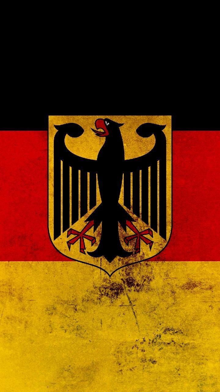 720x1280 German Flag Bed Set HD Wallpaper