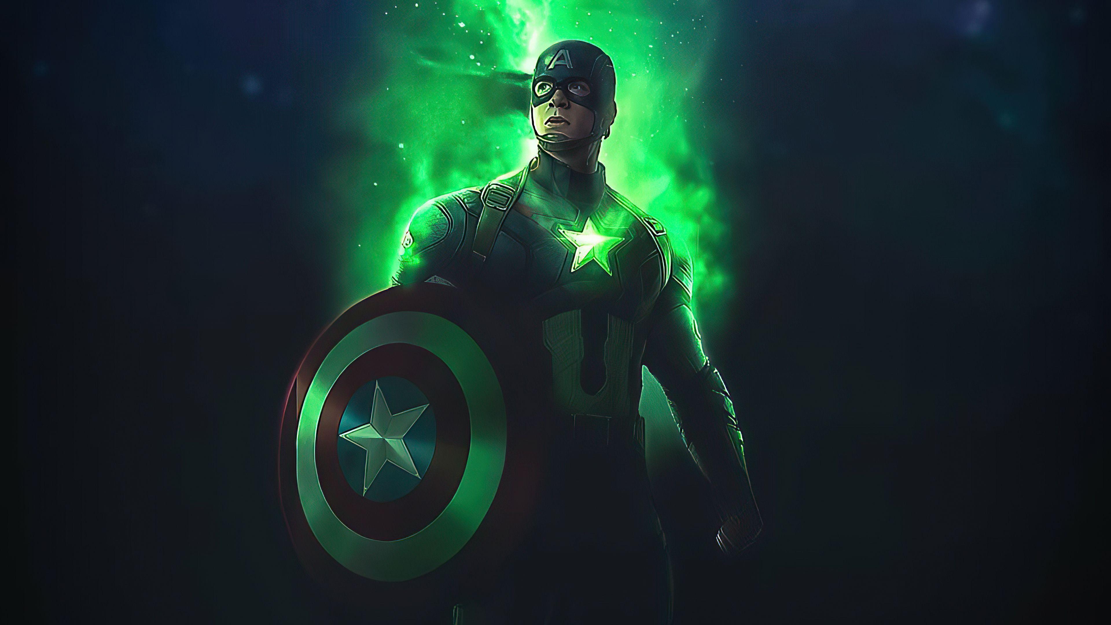 3840x2160 Captain America Time Stone Wallpaper, HD Superheroes 4K Wallpaper, Image, Photo and Background