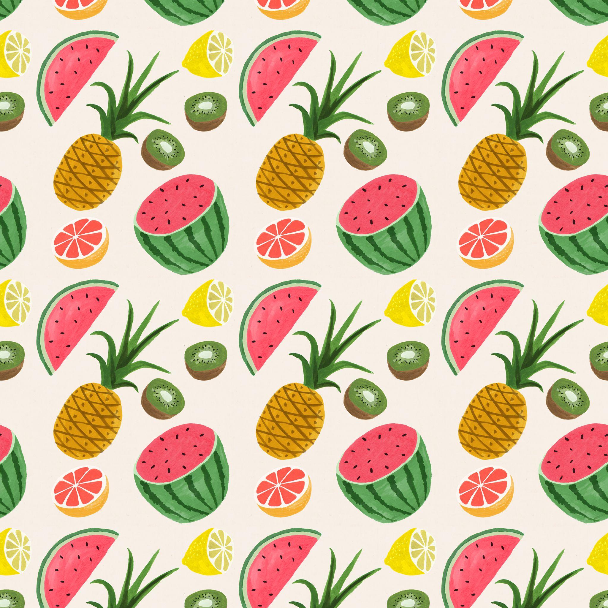 2048x2048 Hawaiian Print Wallpaper