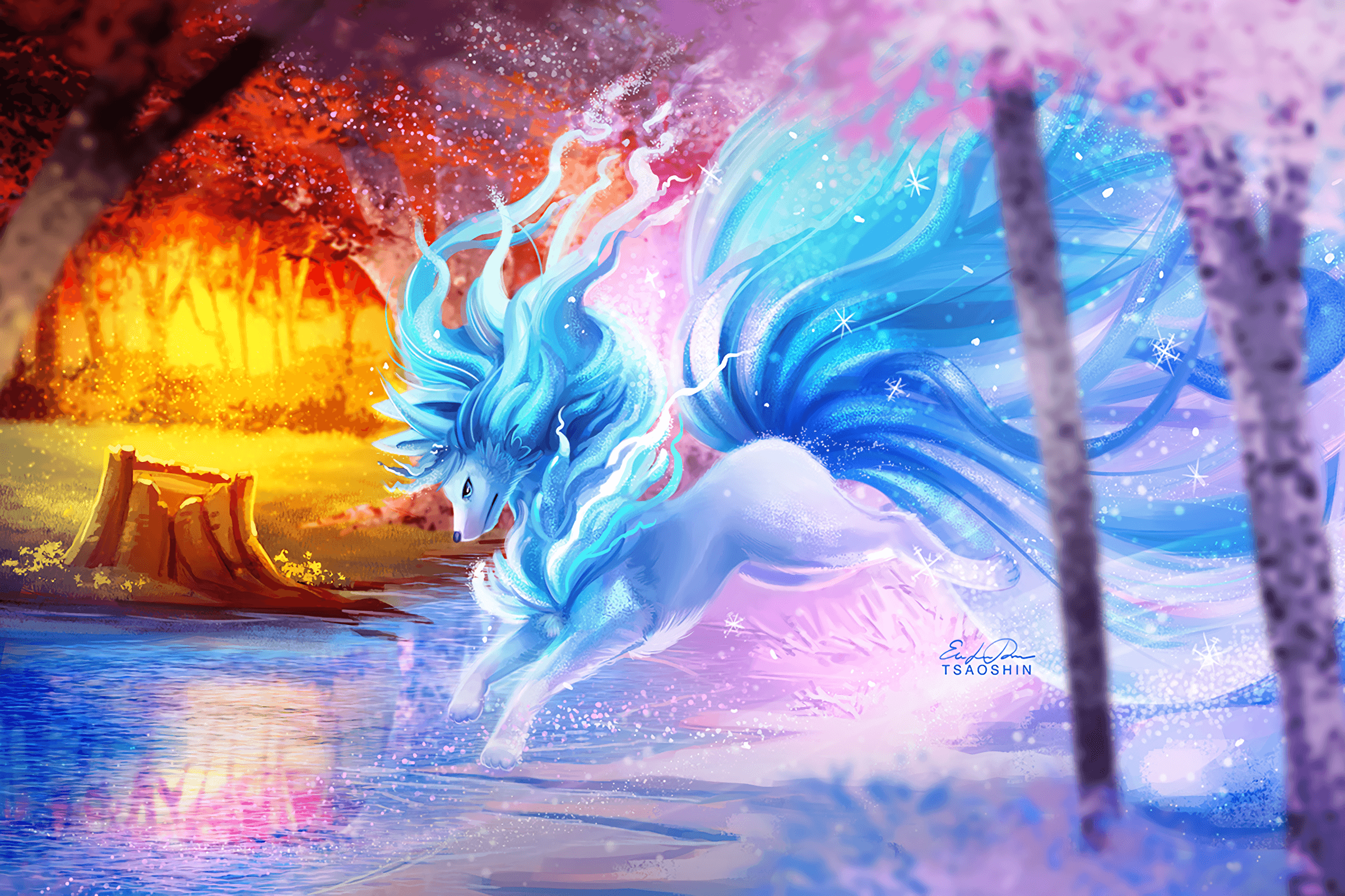 2400x1600 Alolan Ninetales Wallpaper