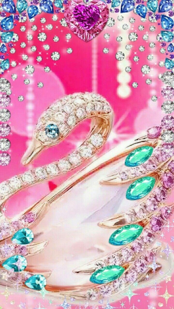 720x1280 Blink out swan. iPhone wallpaper glitter, Bling wallpaper, Cool background wallpaper