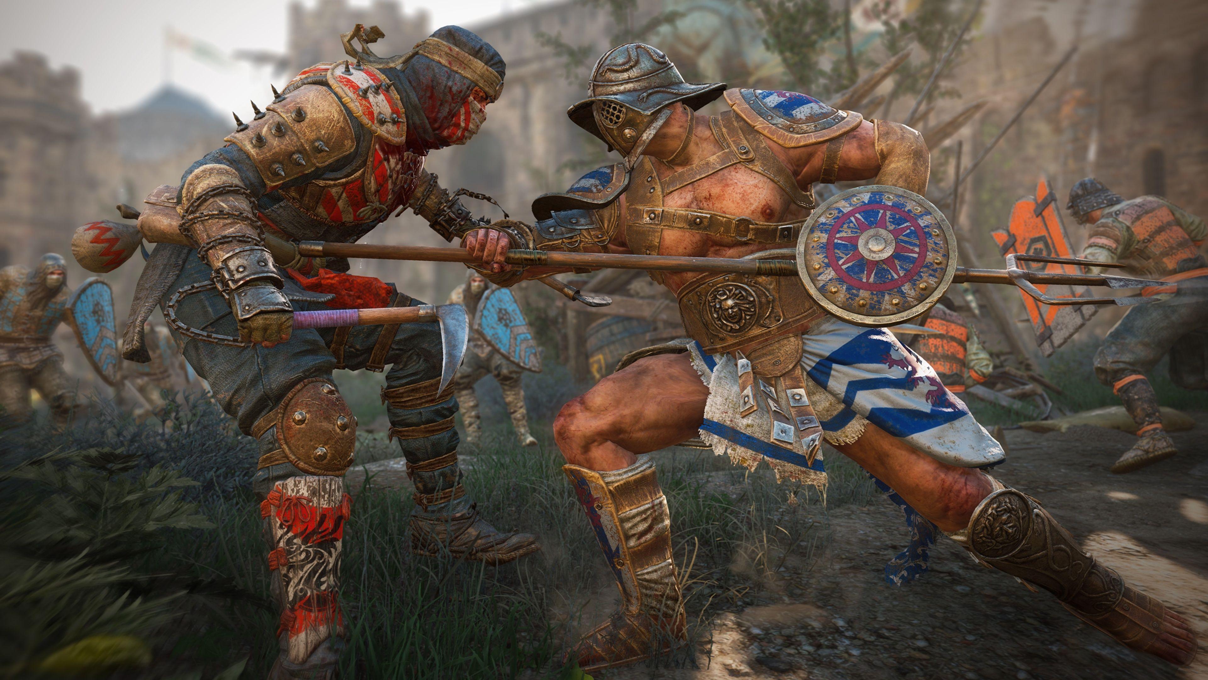 3840x2160 Photo For Honor Spear Samurai Warriors gladiator Games 3840x2160