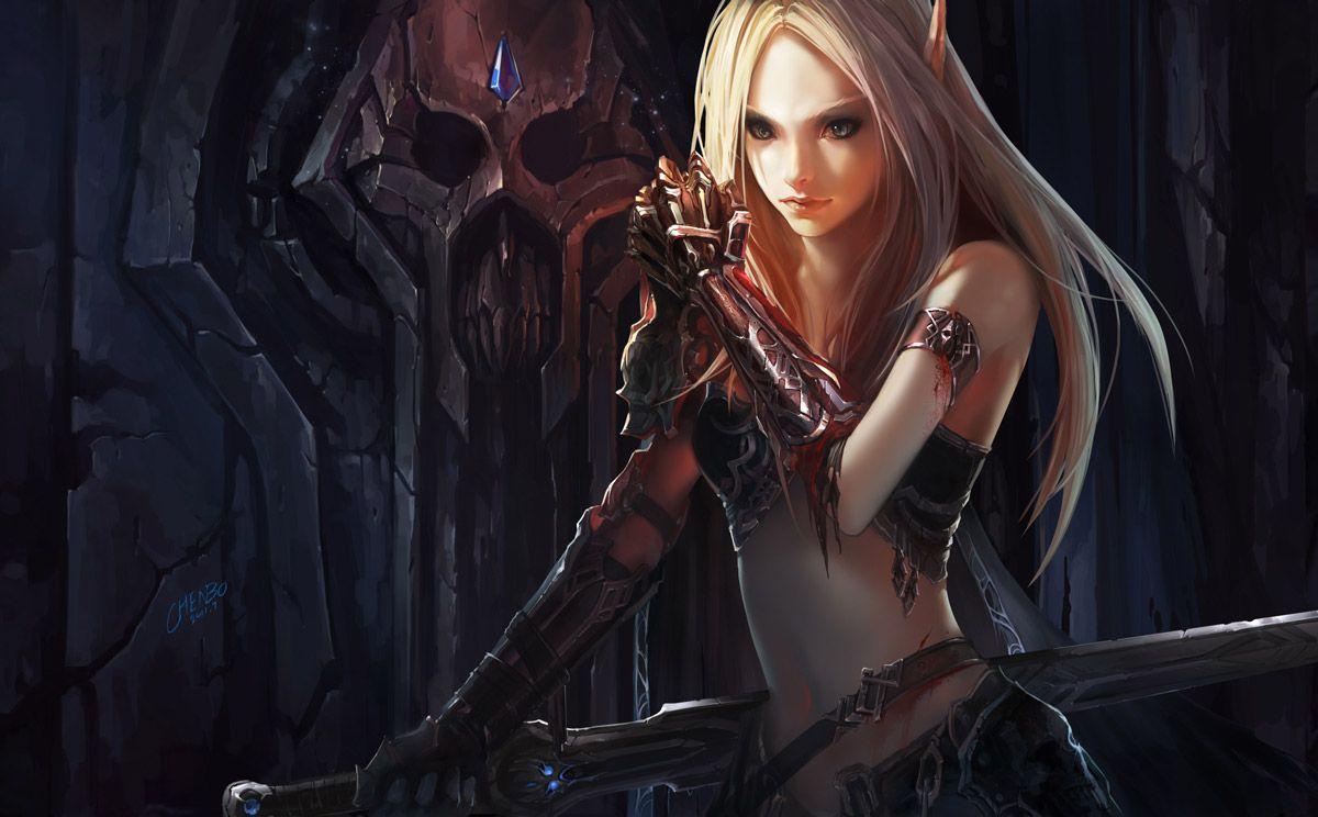 1200x744 Blood Elf Anime Image Board