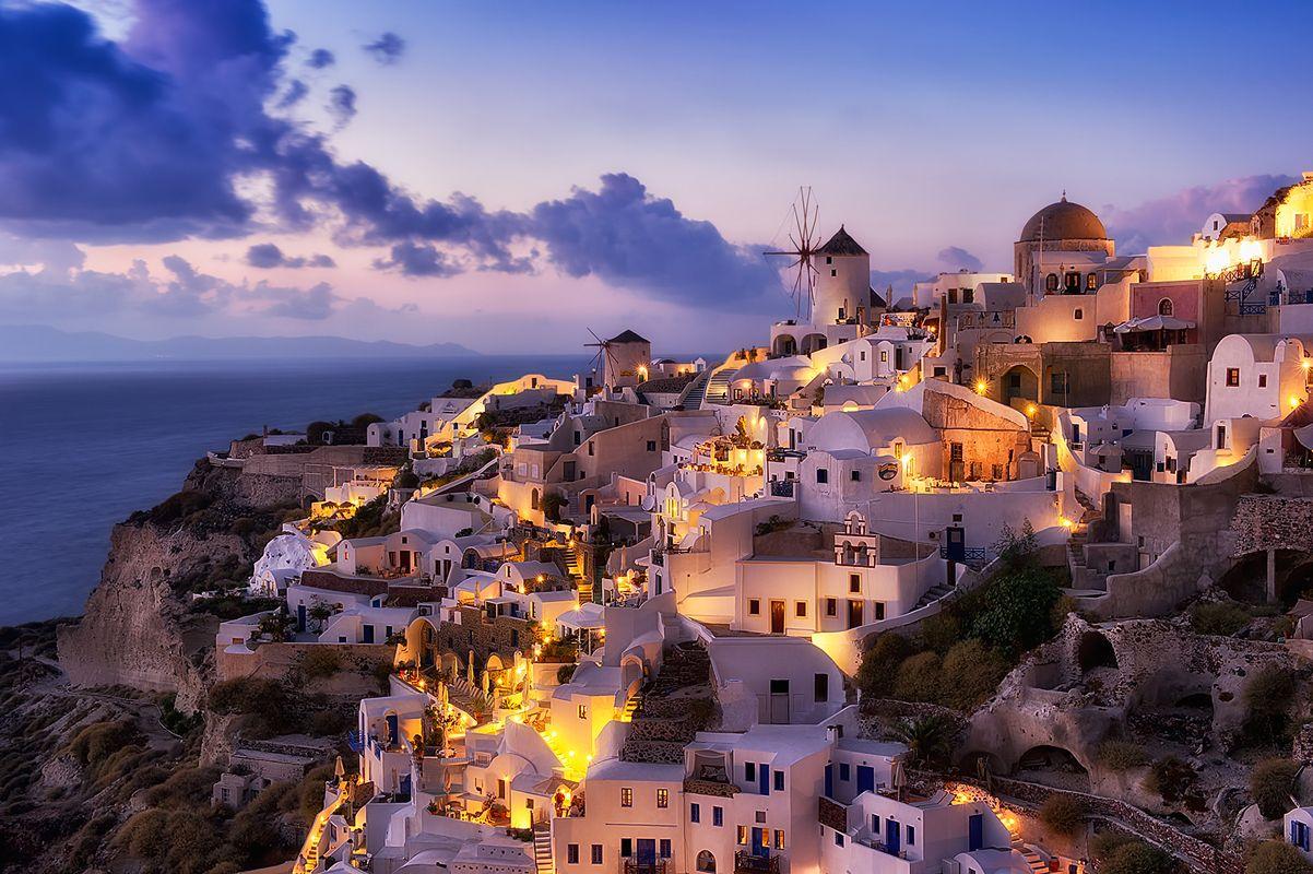 Santorini Night Wallpapers - Top Free Santorini Night Backgrounds ...