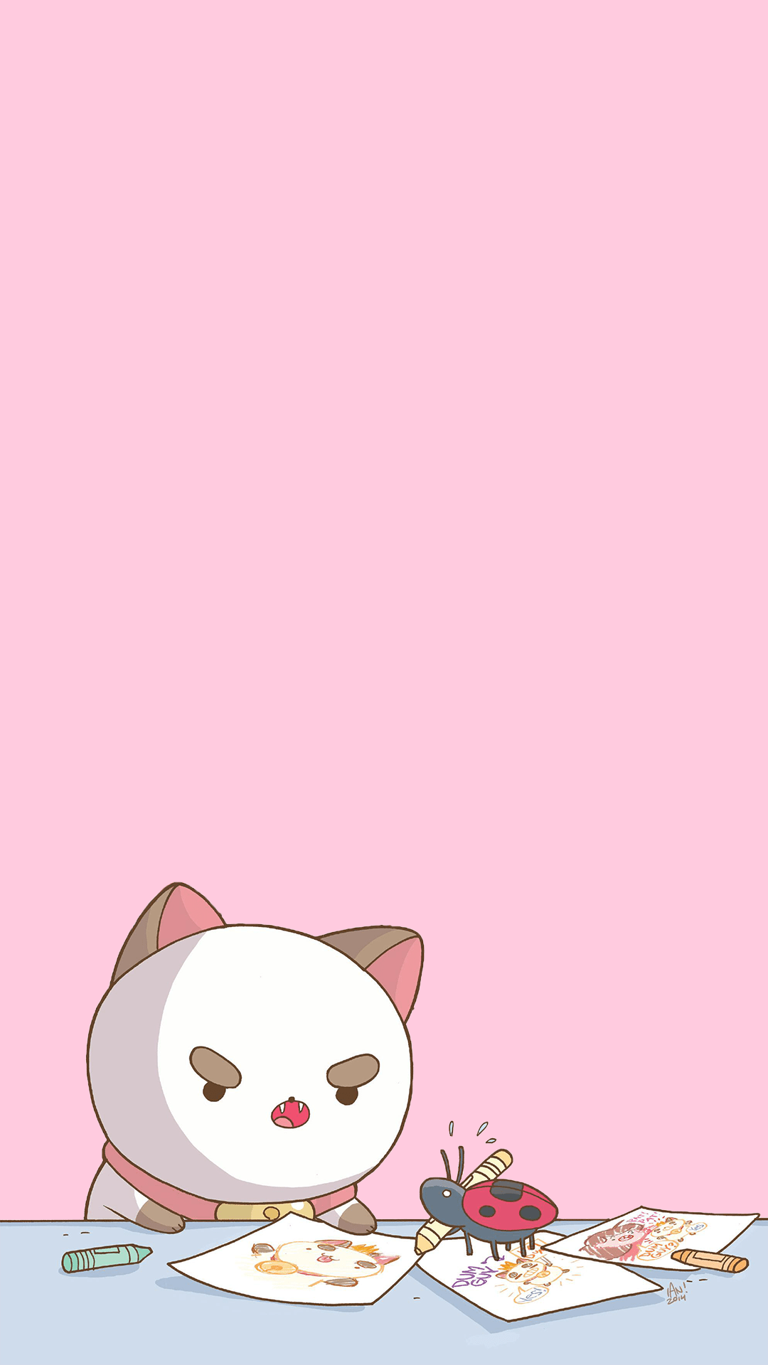 1080x1920 Strawberry Milk Aesthetic Wallpaper