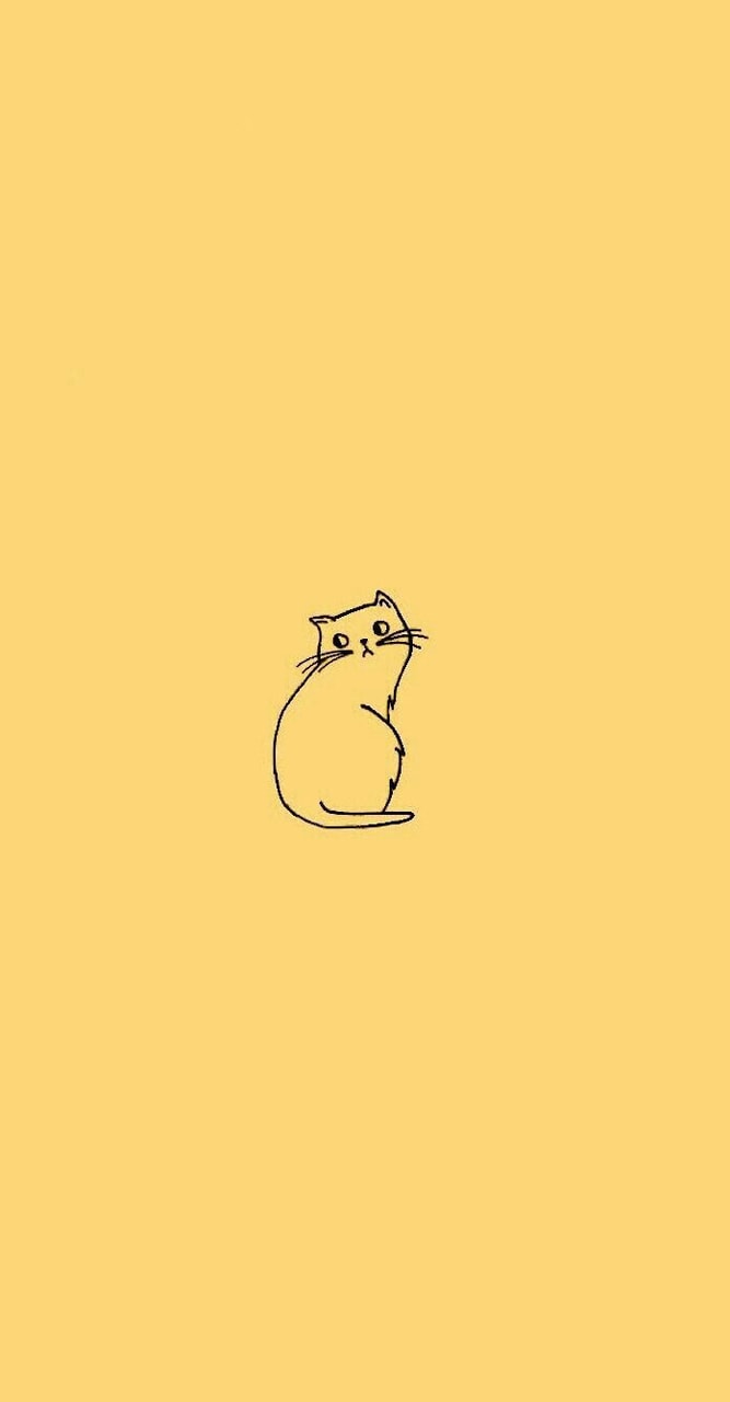 667x1280 Cat Aesthetic Wallpaper
