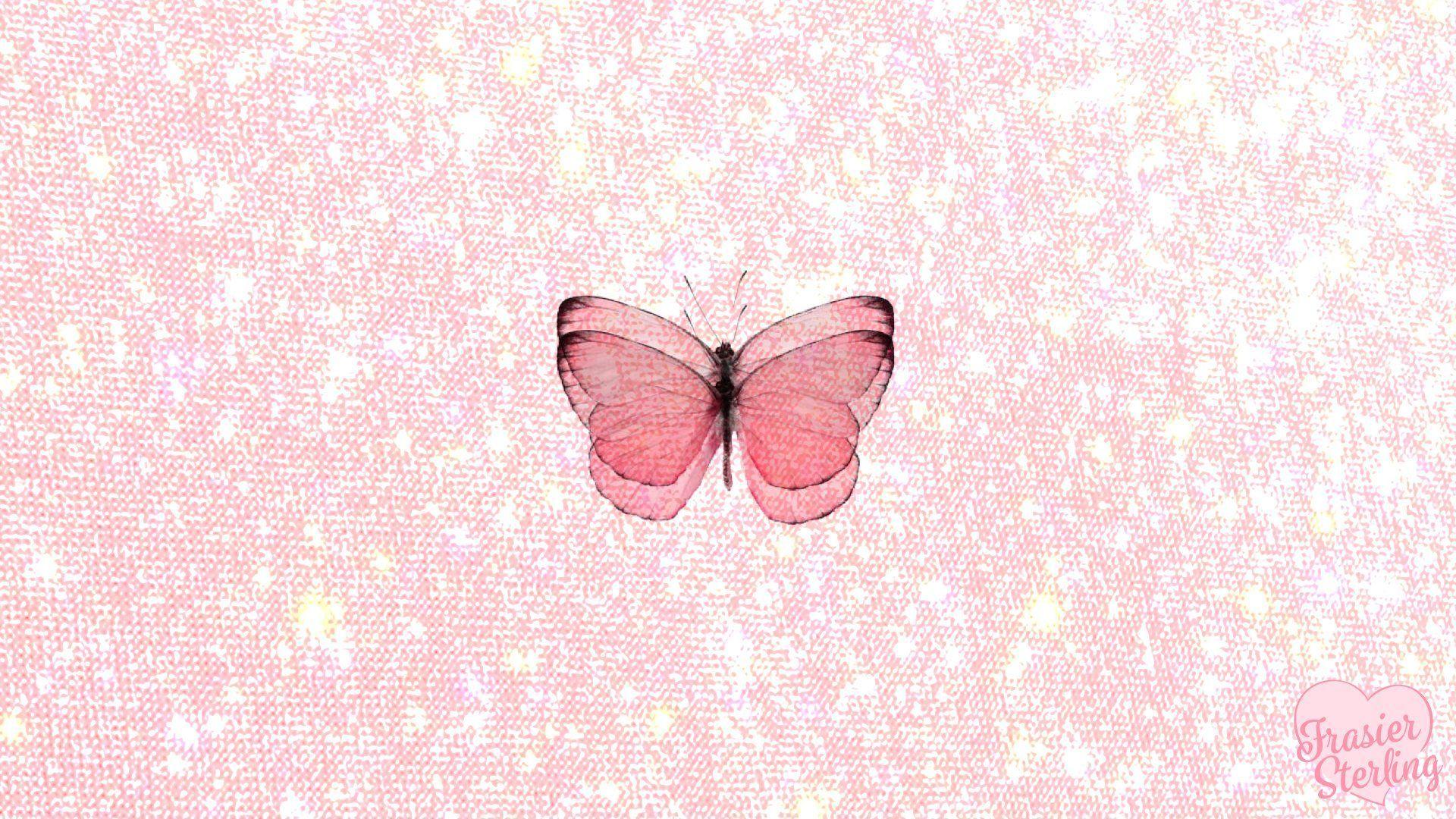 Cute Aesthetic Pink Butterfly Wallpapers  Wallpaper Cave  Cute home  screen wallpaper Butterfly wallpaper Pink glitter wallpaper