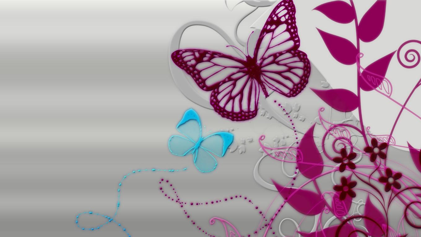 1360x768 SOV8M7D Butterfly Wallpaper For Lapx768