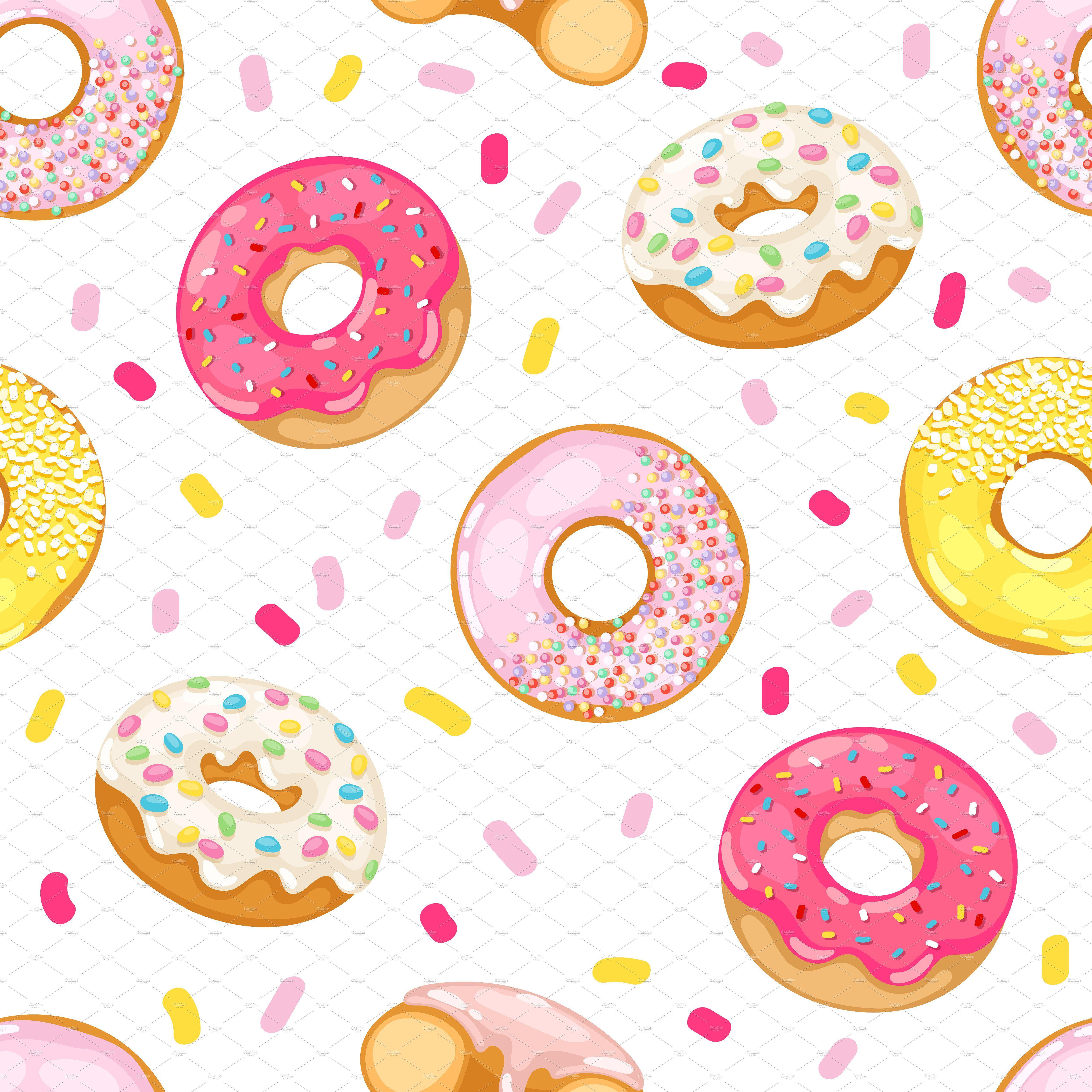 Colorful Cute Donut Wallpapers - Top Free Colorful Cute Donut Backgrounds -  WallpaperAccess