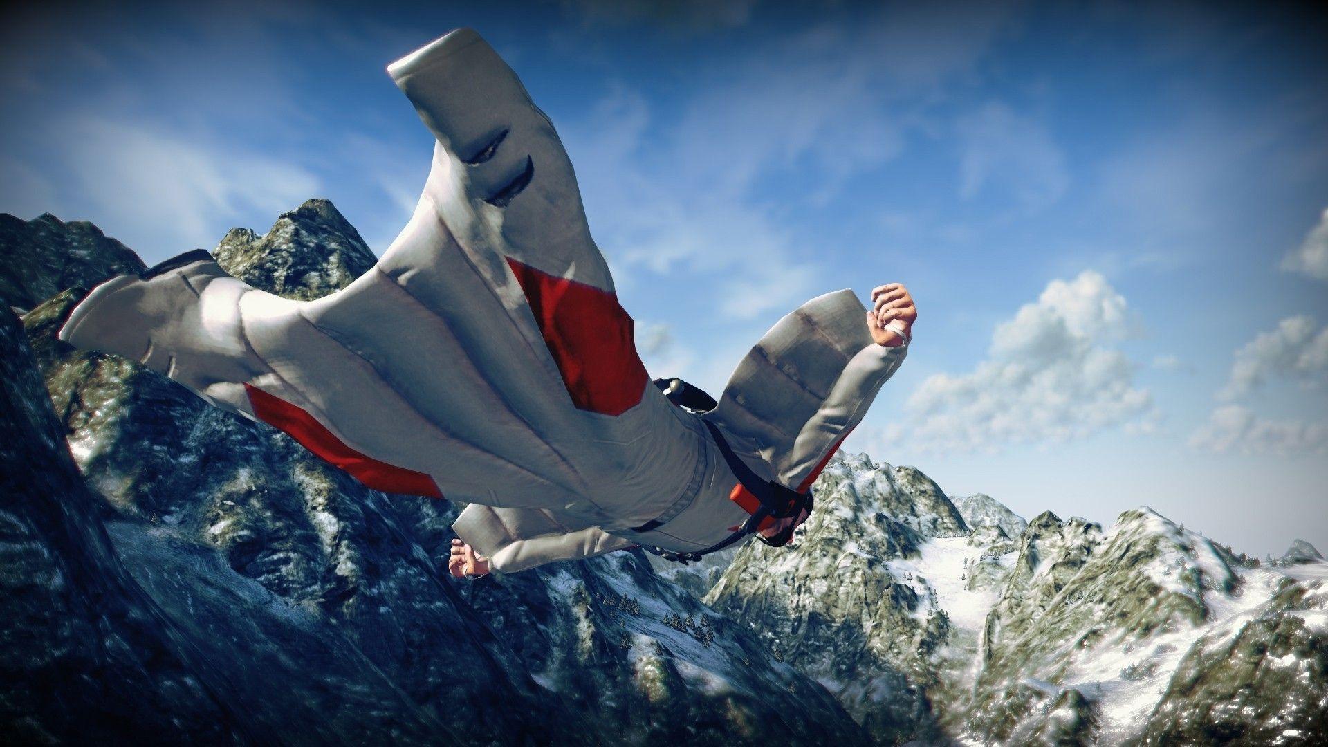 1920x1080 sports skydiving extreme sports parachute wingsuit. Skydiving, Outdoors adventure, Extreme sports video