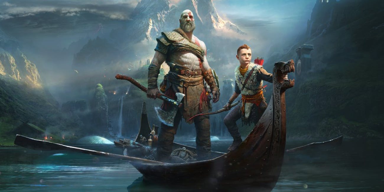 1300x650 God of War concept art you could even use as wallpaper