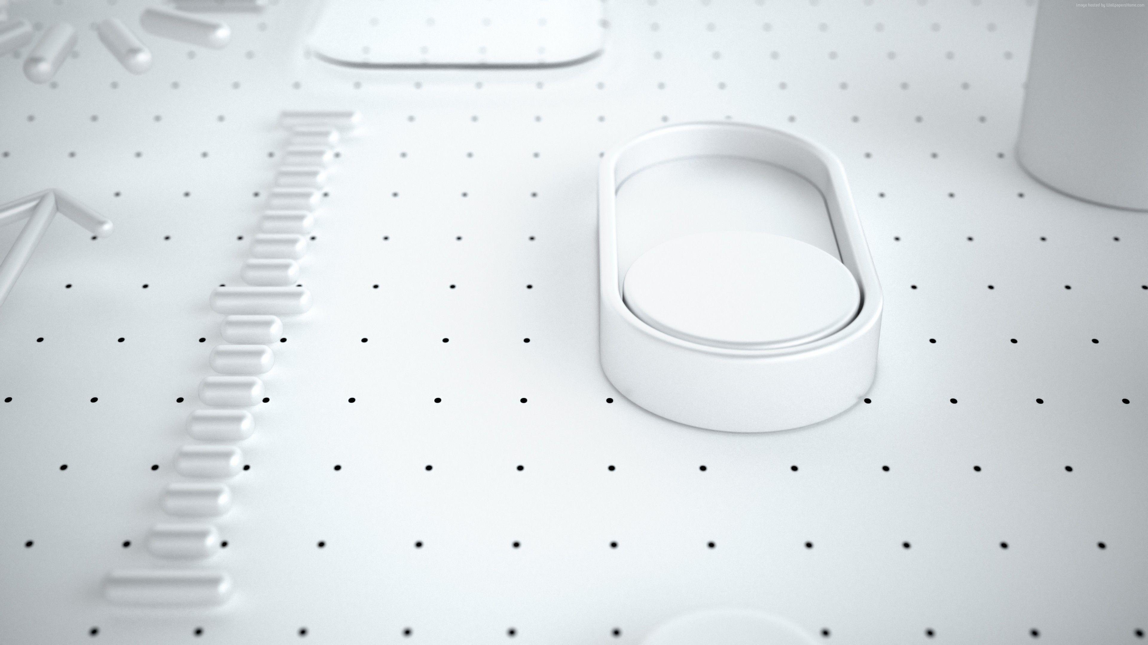 3840x2160 Wallpaper WWDC White, 3D, 4K, Hi Tech /wallpaper Wwdc 2018 White 3D 4k Hi Tech 3/. Wallpaper, 3D Design, Design