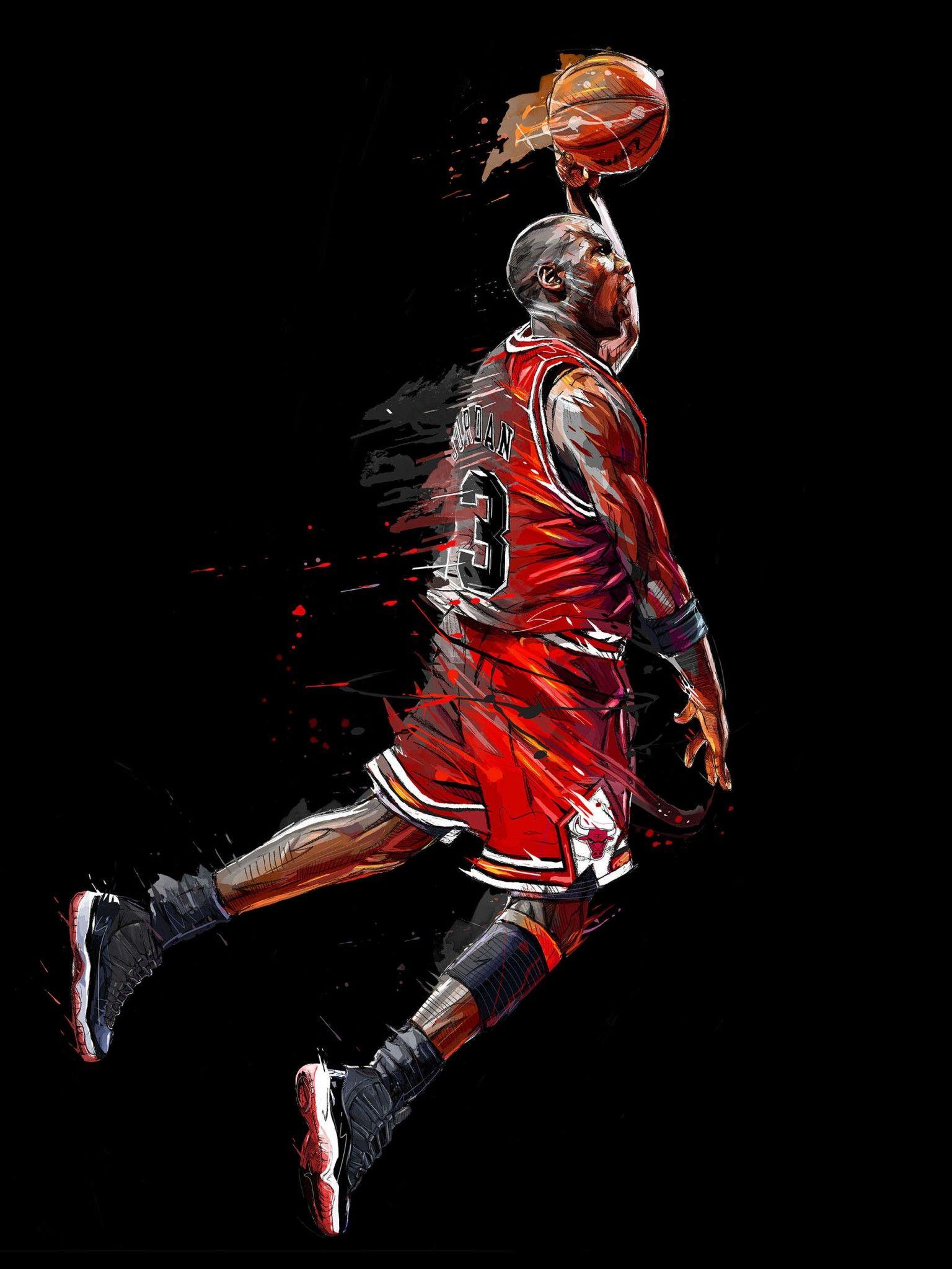 1536x2048 Michael Jordan người hâm mộ Art - 1536x2048 - Tải xuống Hình nền HD