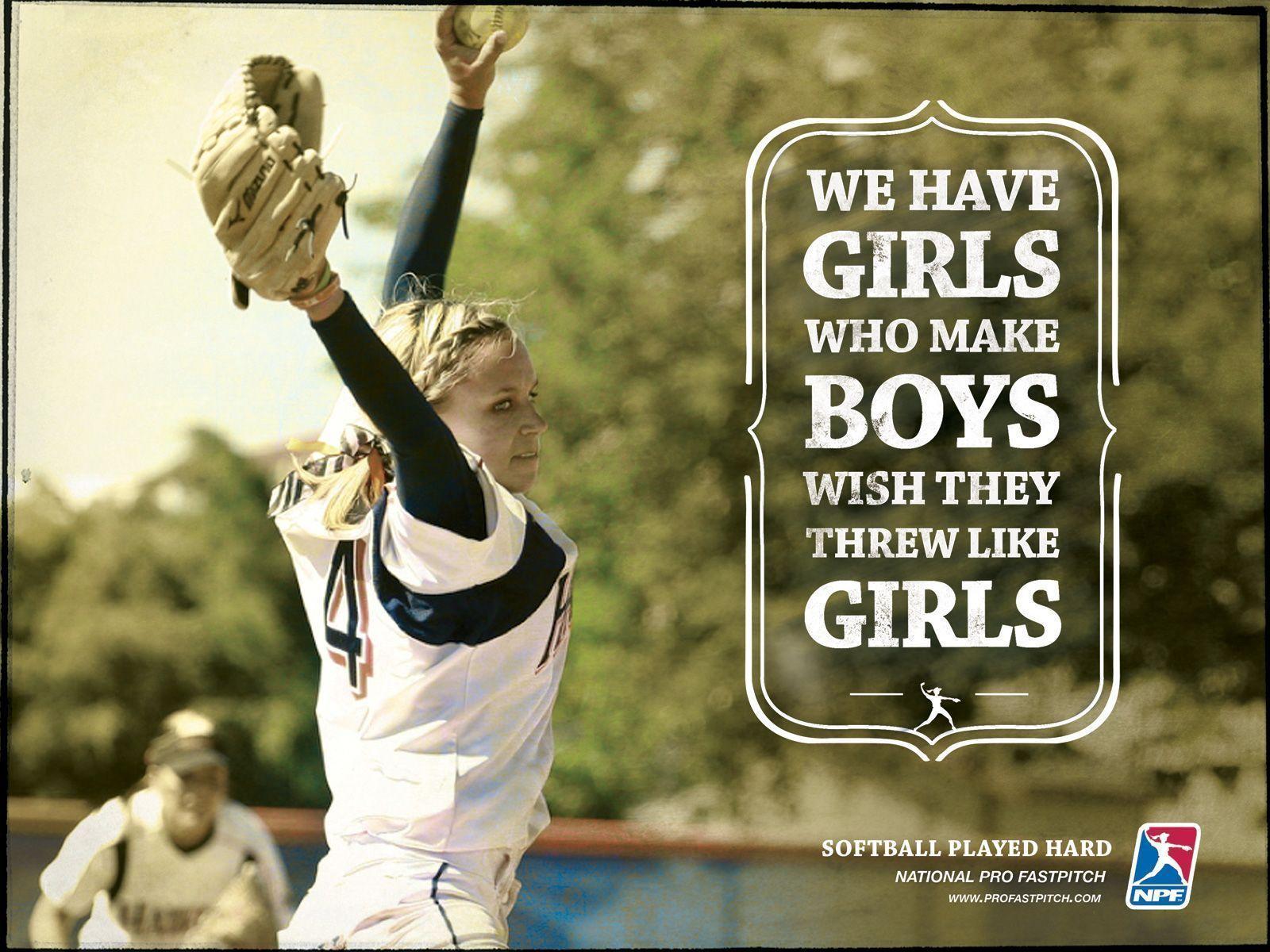 Girls Softball Wallpapers - Top Free Girls Softball Backgrounds -  WallpaperAccess