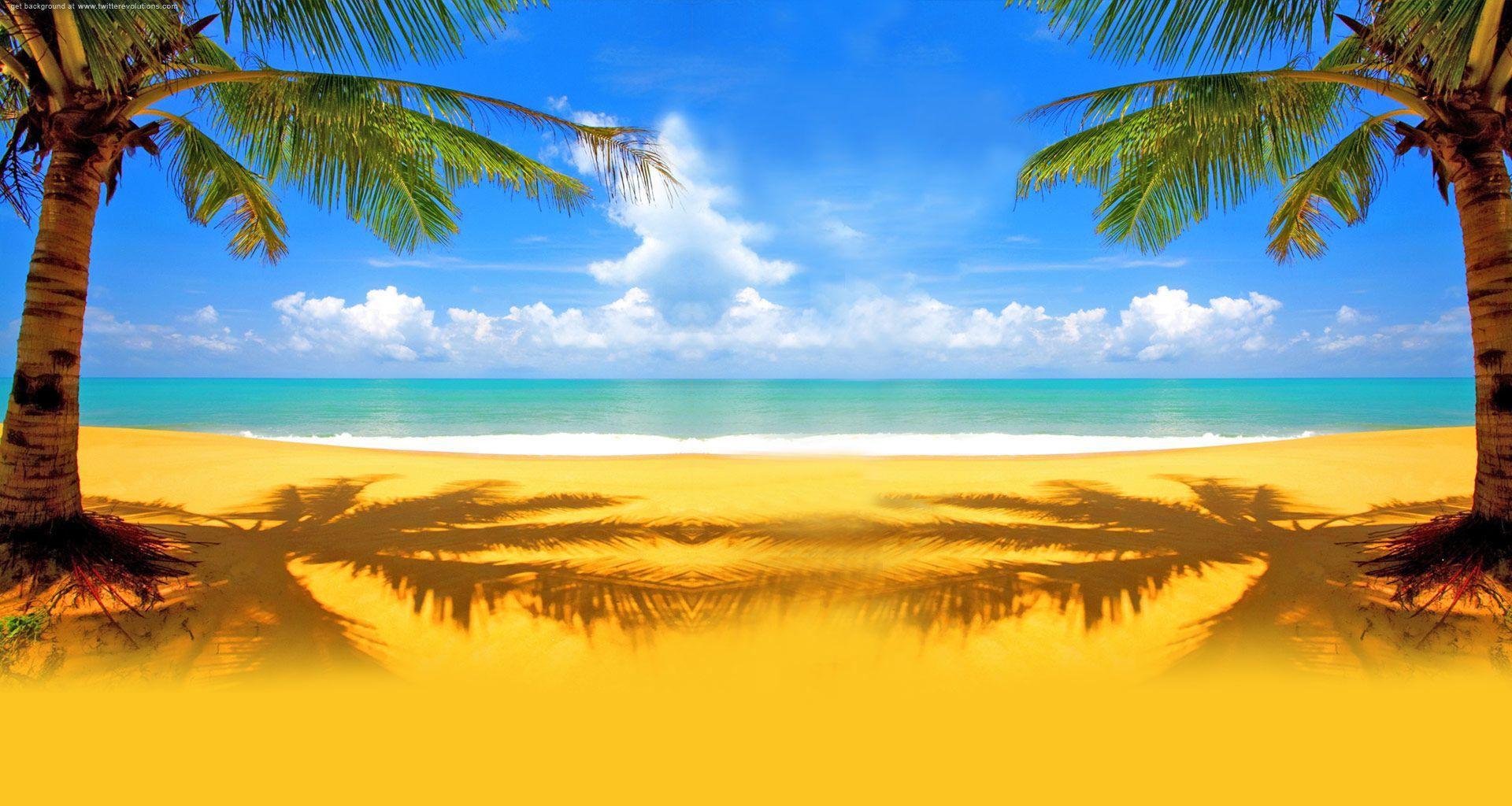 Yellow Beach Wallpapers - Top Free Yellow Beach Backgrounds - WallpaperAccess