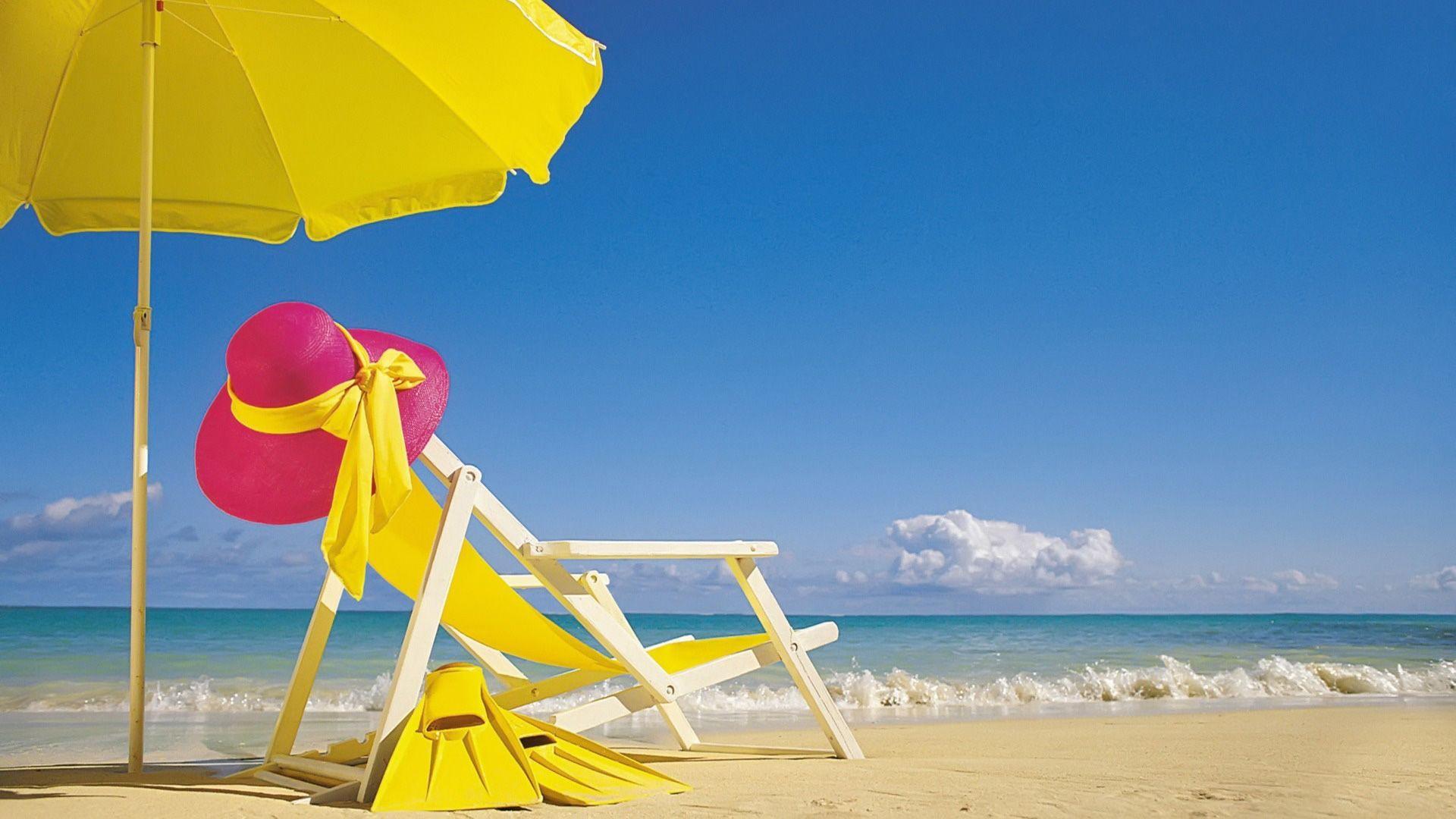 1920x1080 Free Summer wallpaper. Summer beach wallpaper, Summer wallpaper, Summer relaxation
